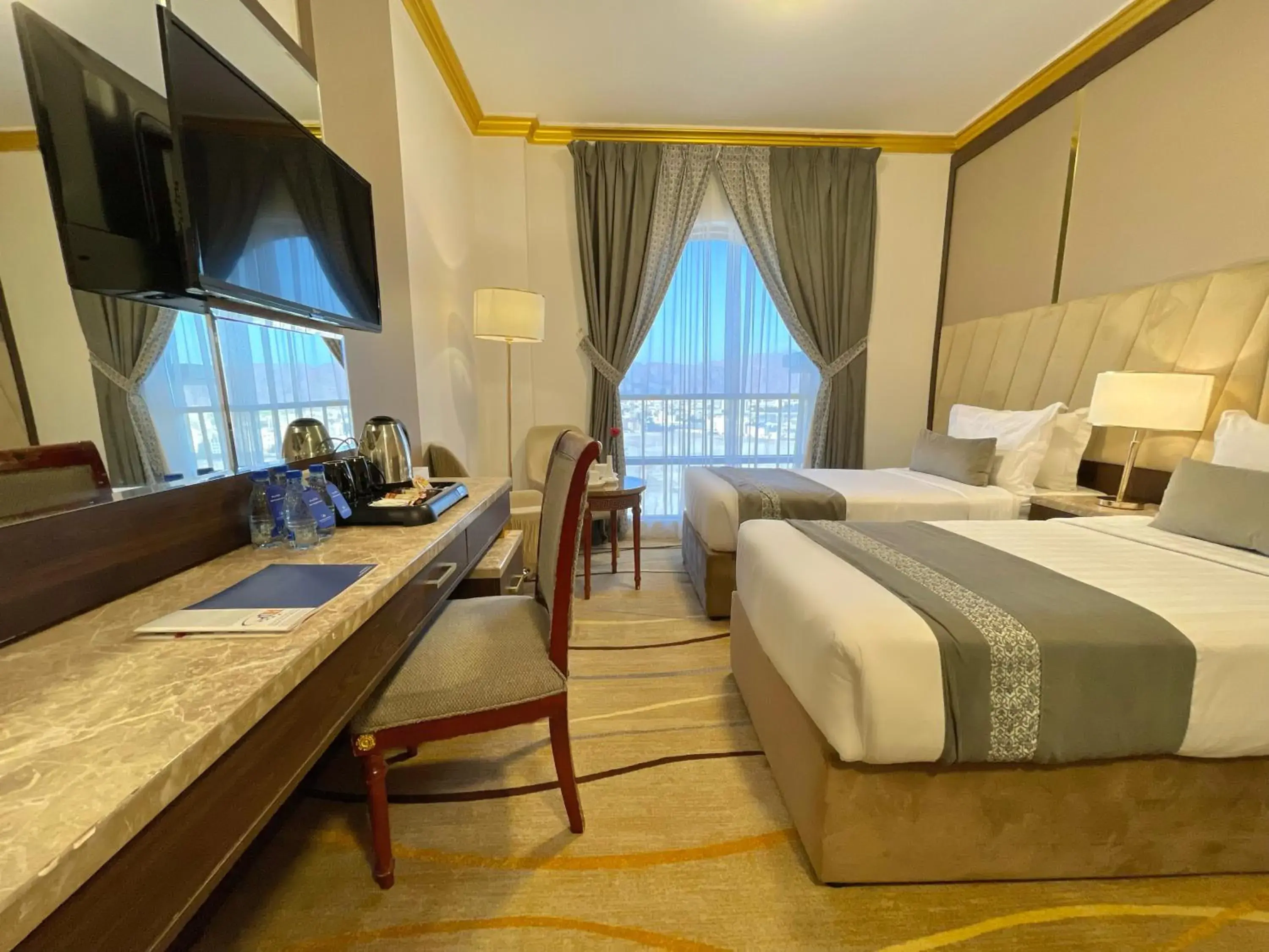 View (from property/room), Bed in Odst Al Madinah Hotel View (from property/room), Bed in Odst Al Madinah Hotel