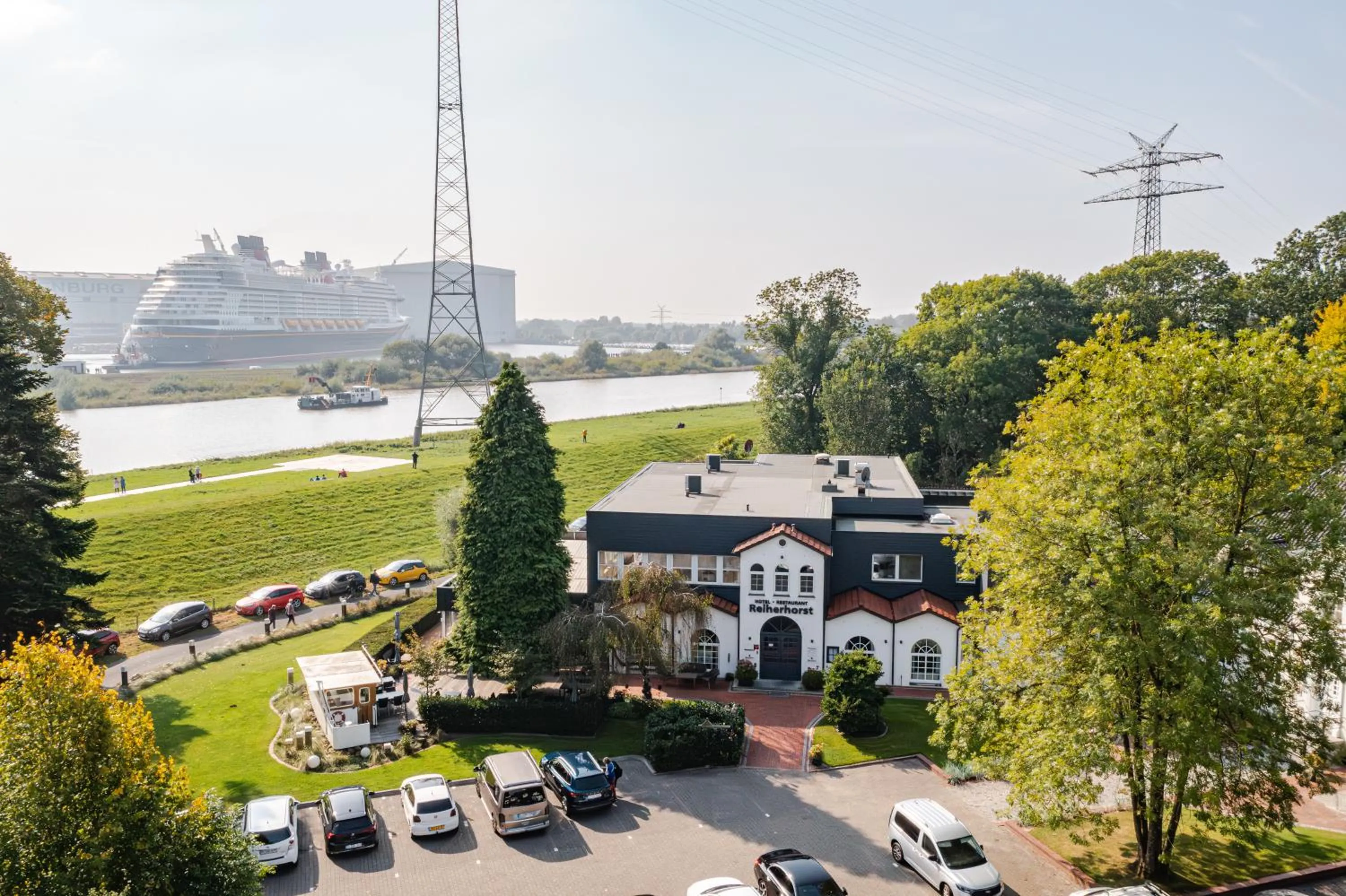 Bird's eye view in Landhaus Gut Halte