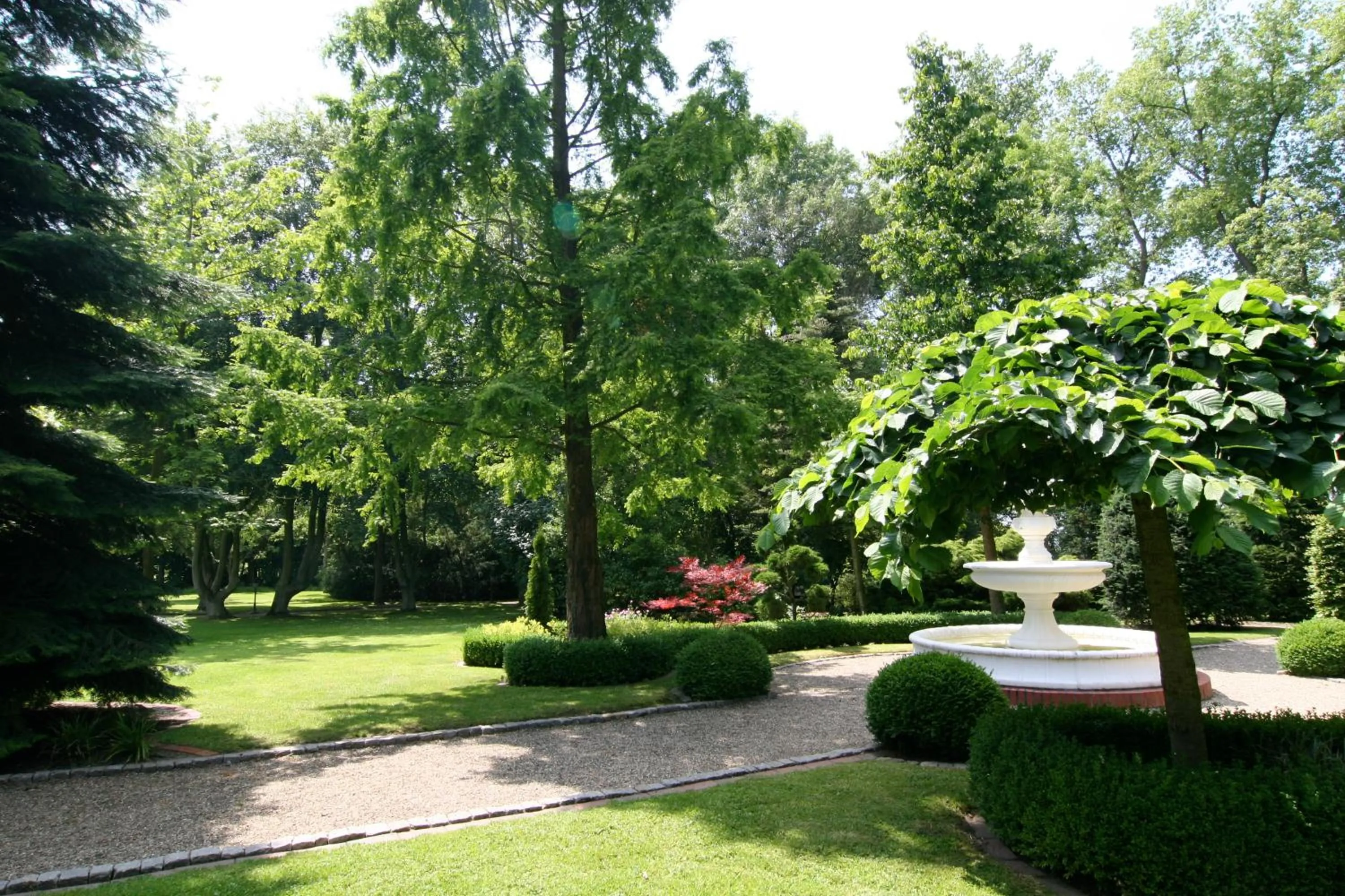 Garden view in Landhaus Gut Halte