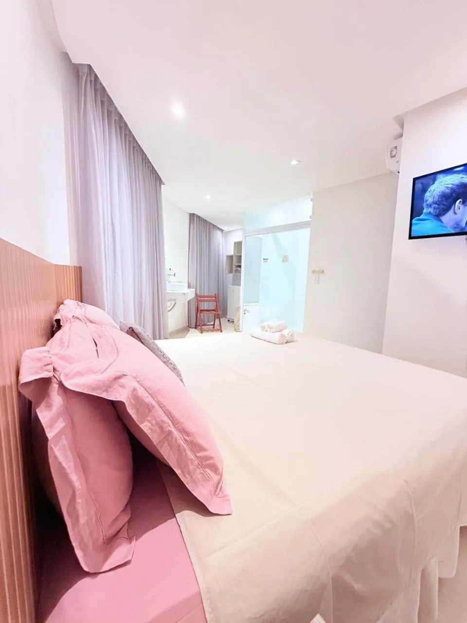 Bed in Vila do Morro Pousada