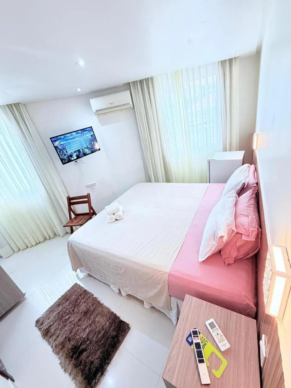 Bed in Vila do Morro Pousada