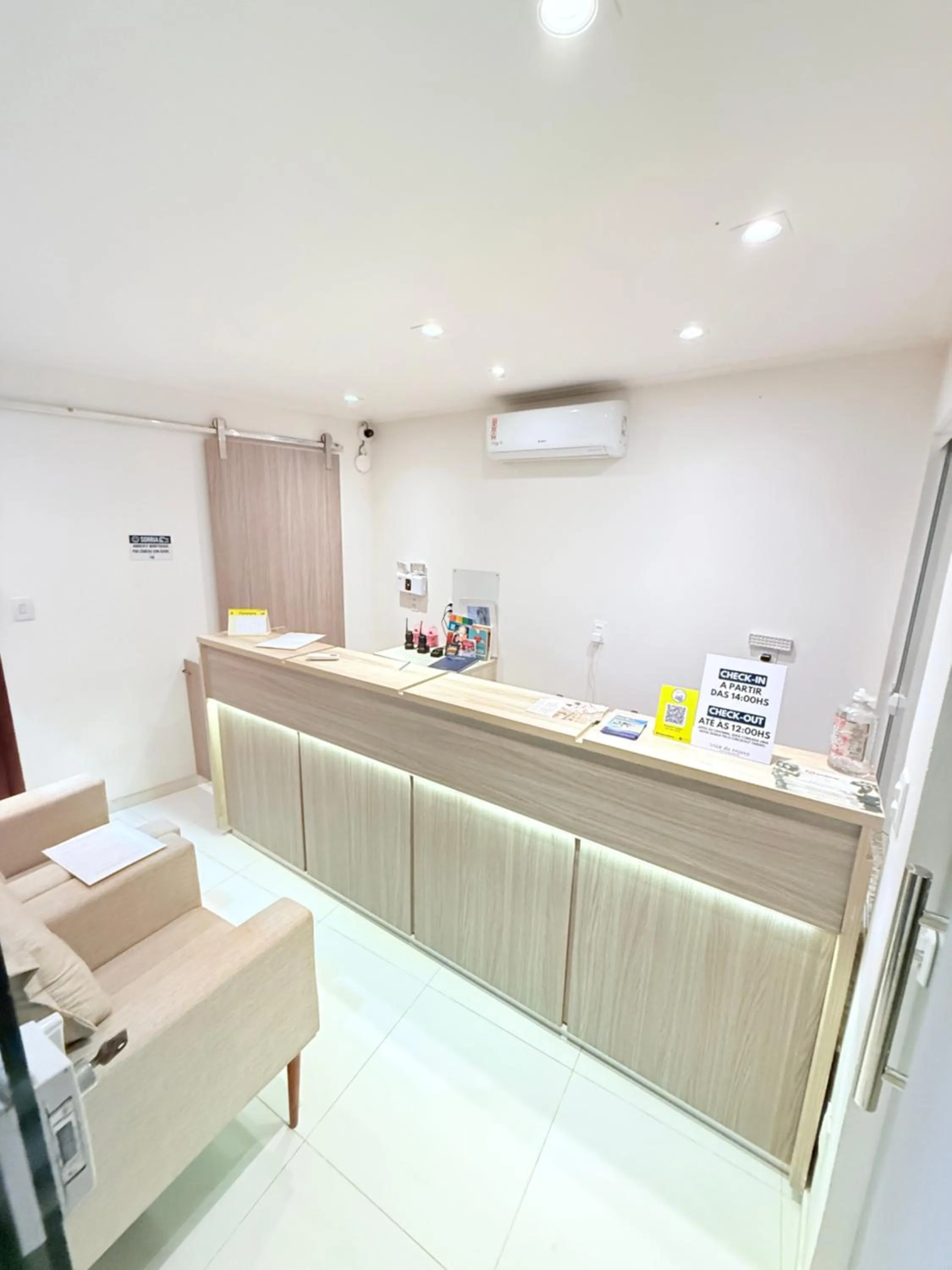 Lobby or reception in Vila do Morro Pousada