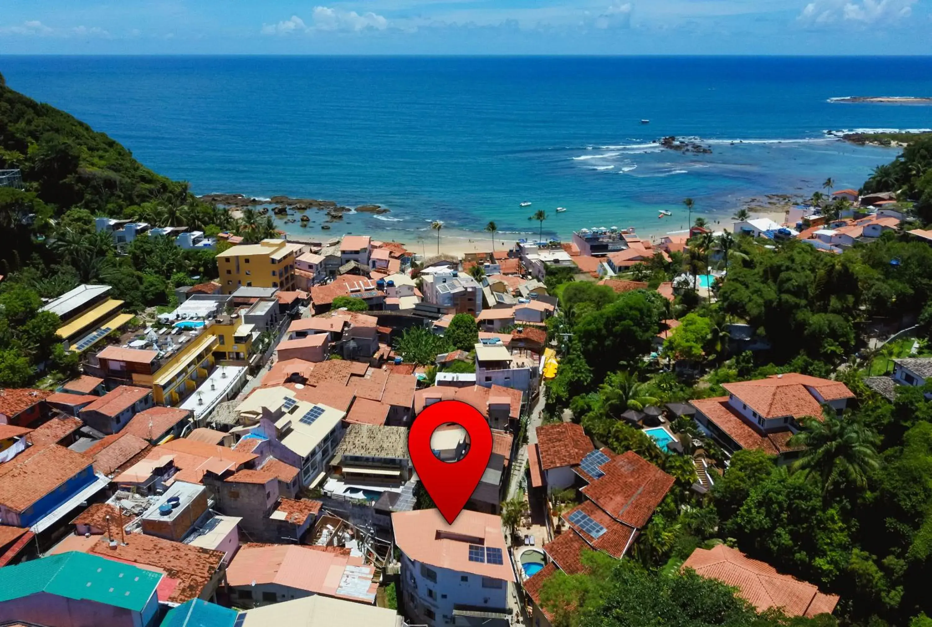 Property building in Vila do Morro Pousada Property building in Vila do Morro Pousada