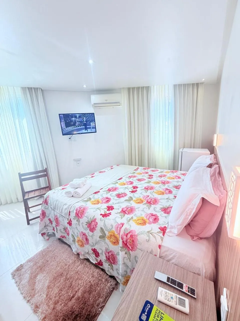 Bed in Vila do Morro Pousada