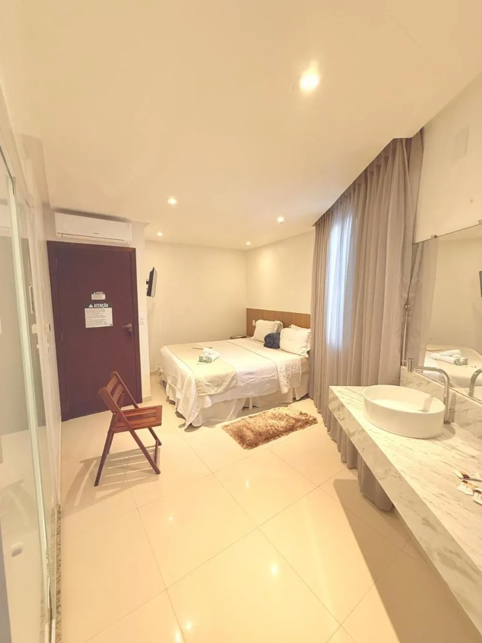 Bed in Vila do Morro Pousada