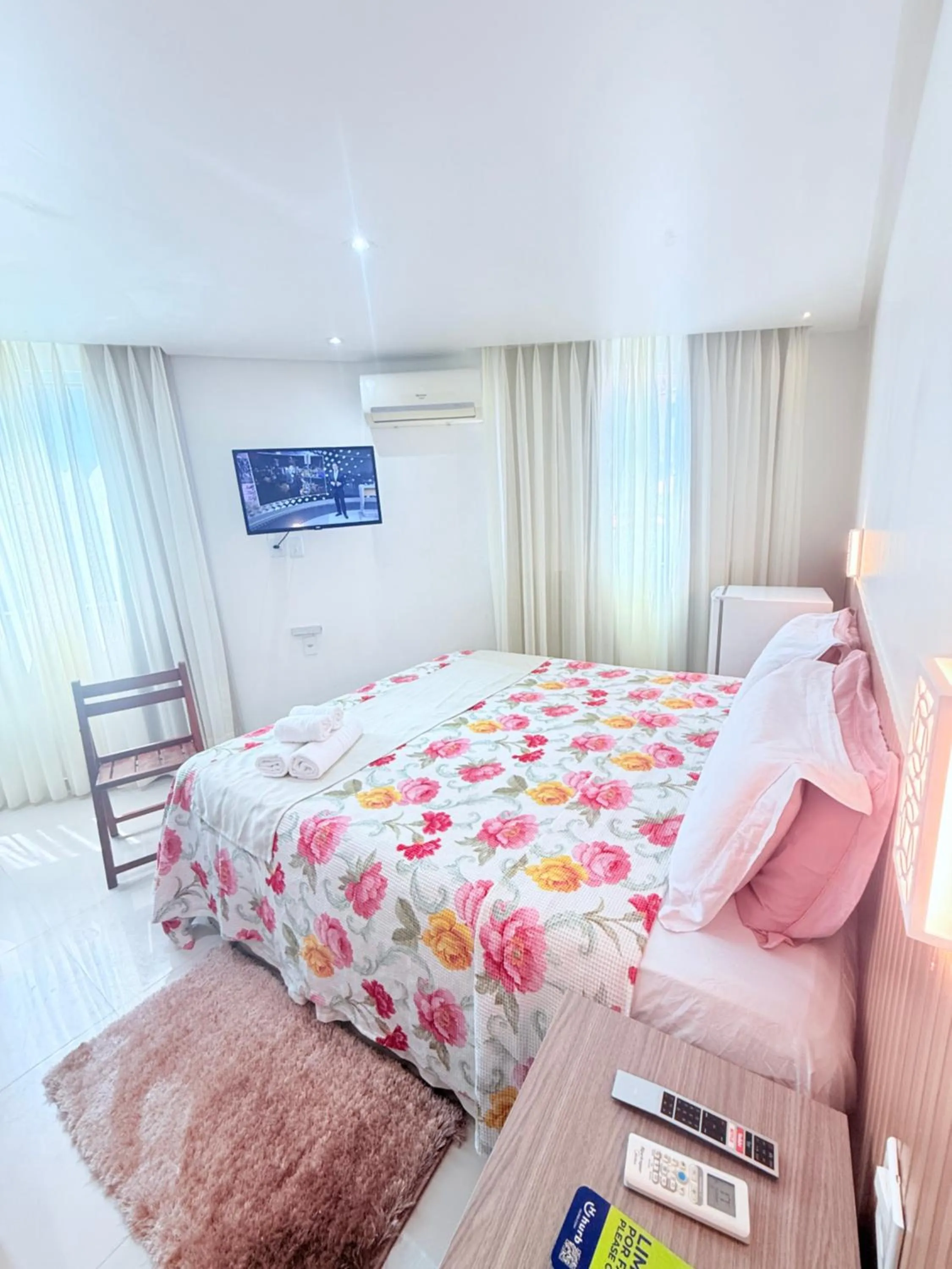 Bed in Vila do Morro Pousada