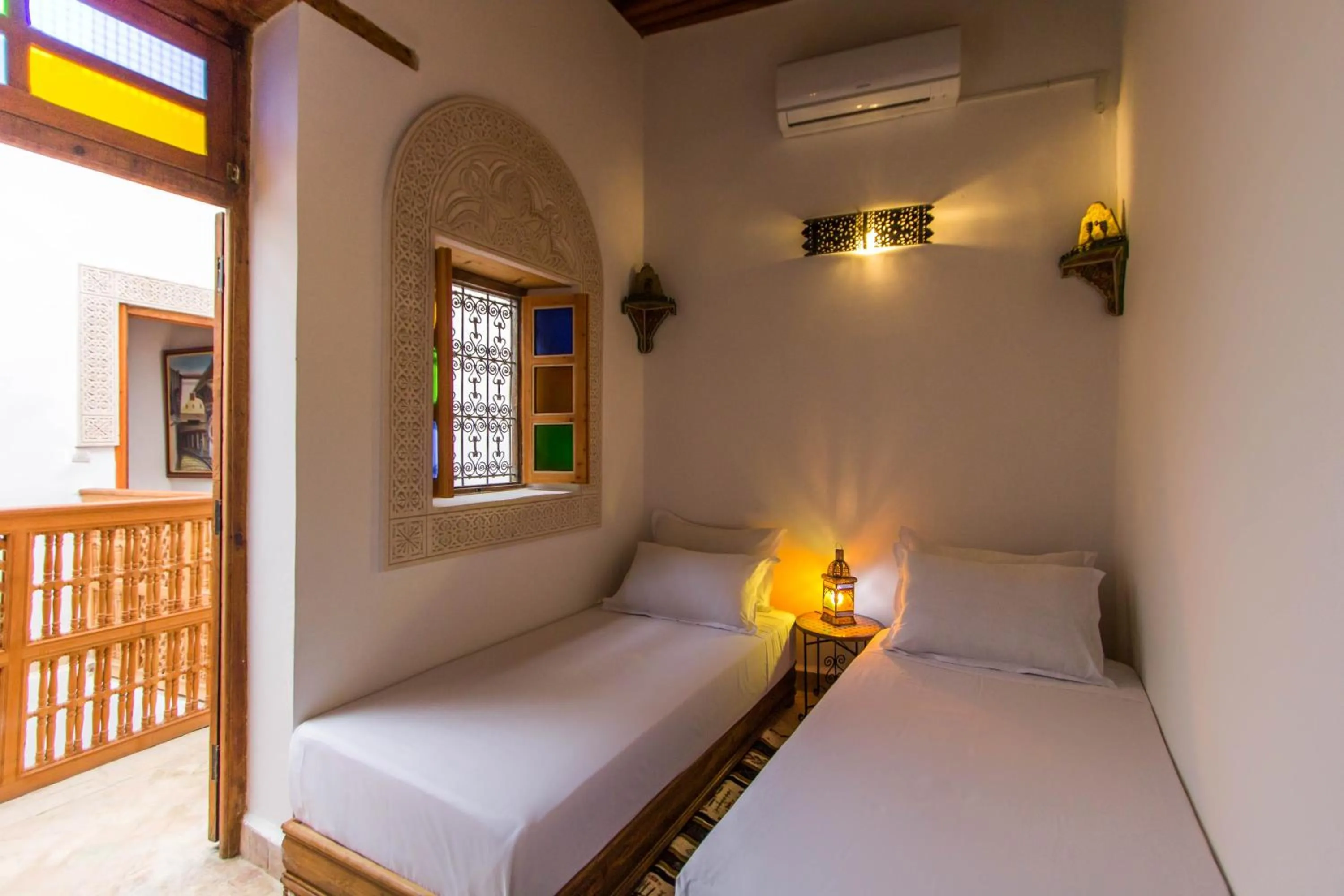 Decorative detail, Bed in Dar Bhija