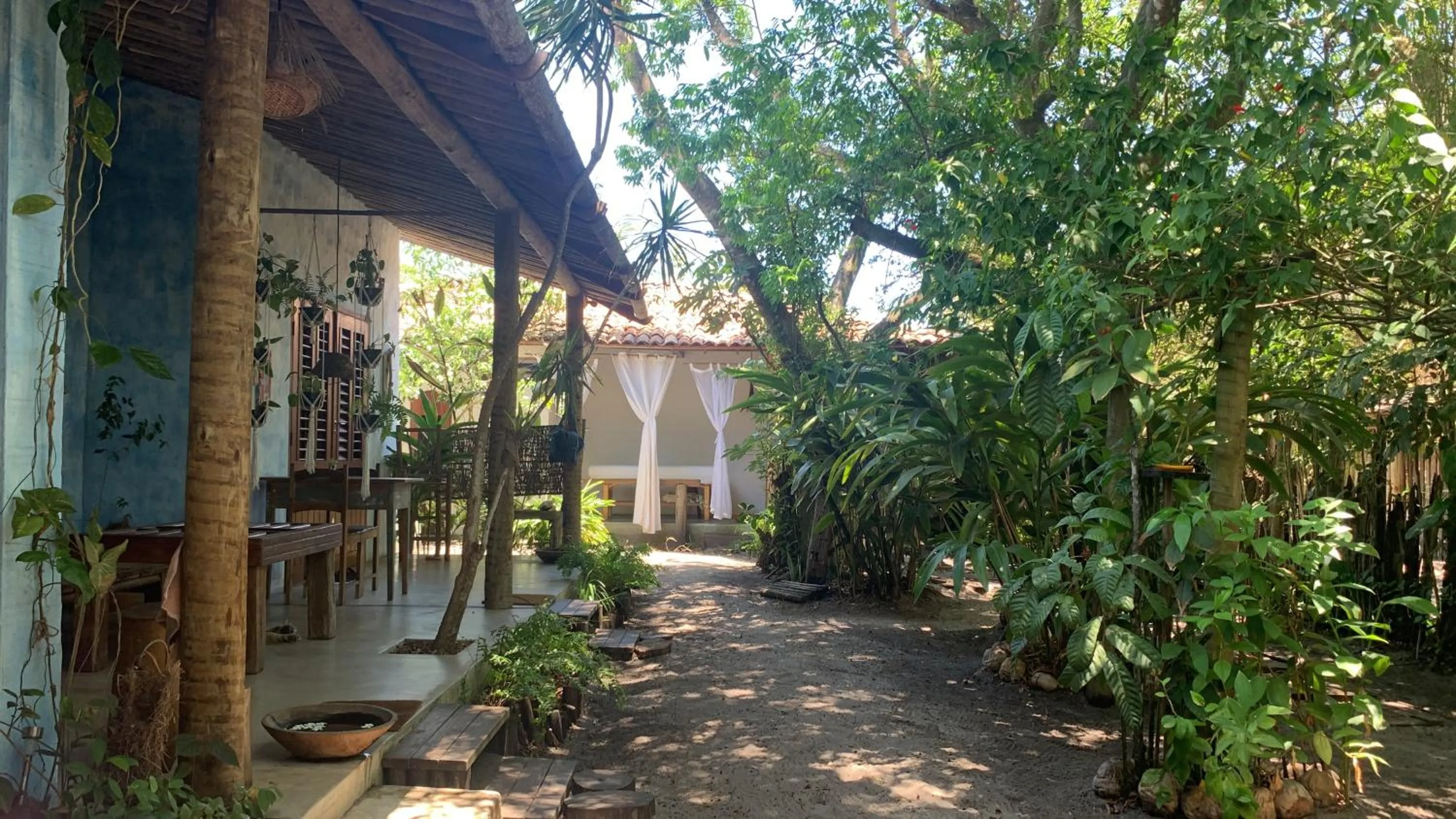 Garden in Pousada Spa Oasis