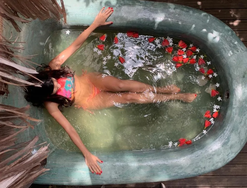 Hot Tub in Pousada Spa Oasis