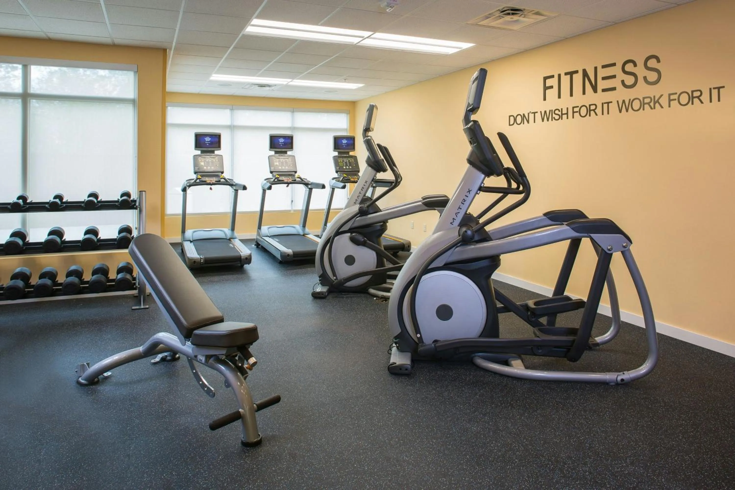 Fitness centre/facilities in Fairfield Inn & Suites by Marriott Cut Off-Galliano