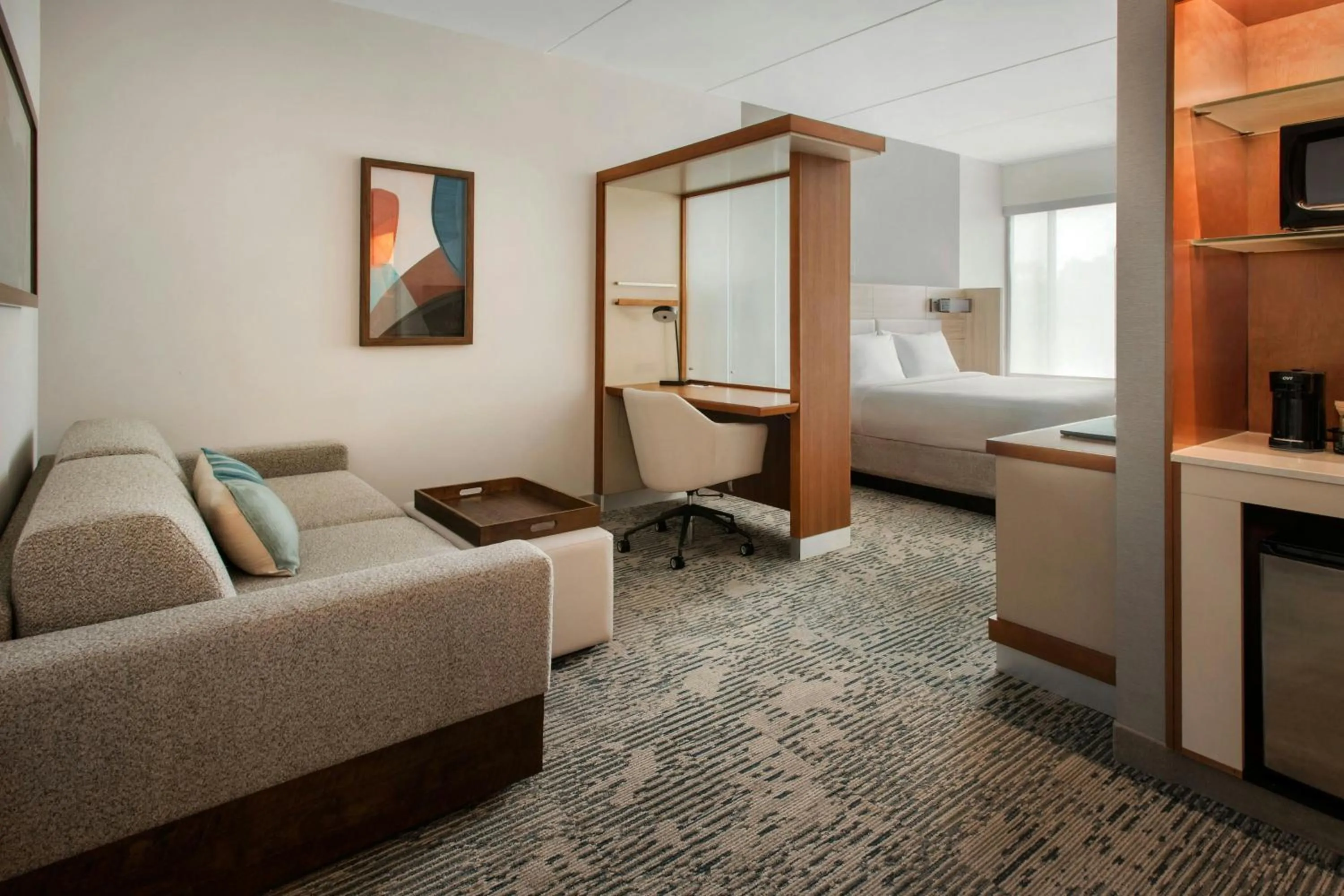 Photo of the whole room, Bed in SpringHill Suites by Marriott Mount Laurel