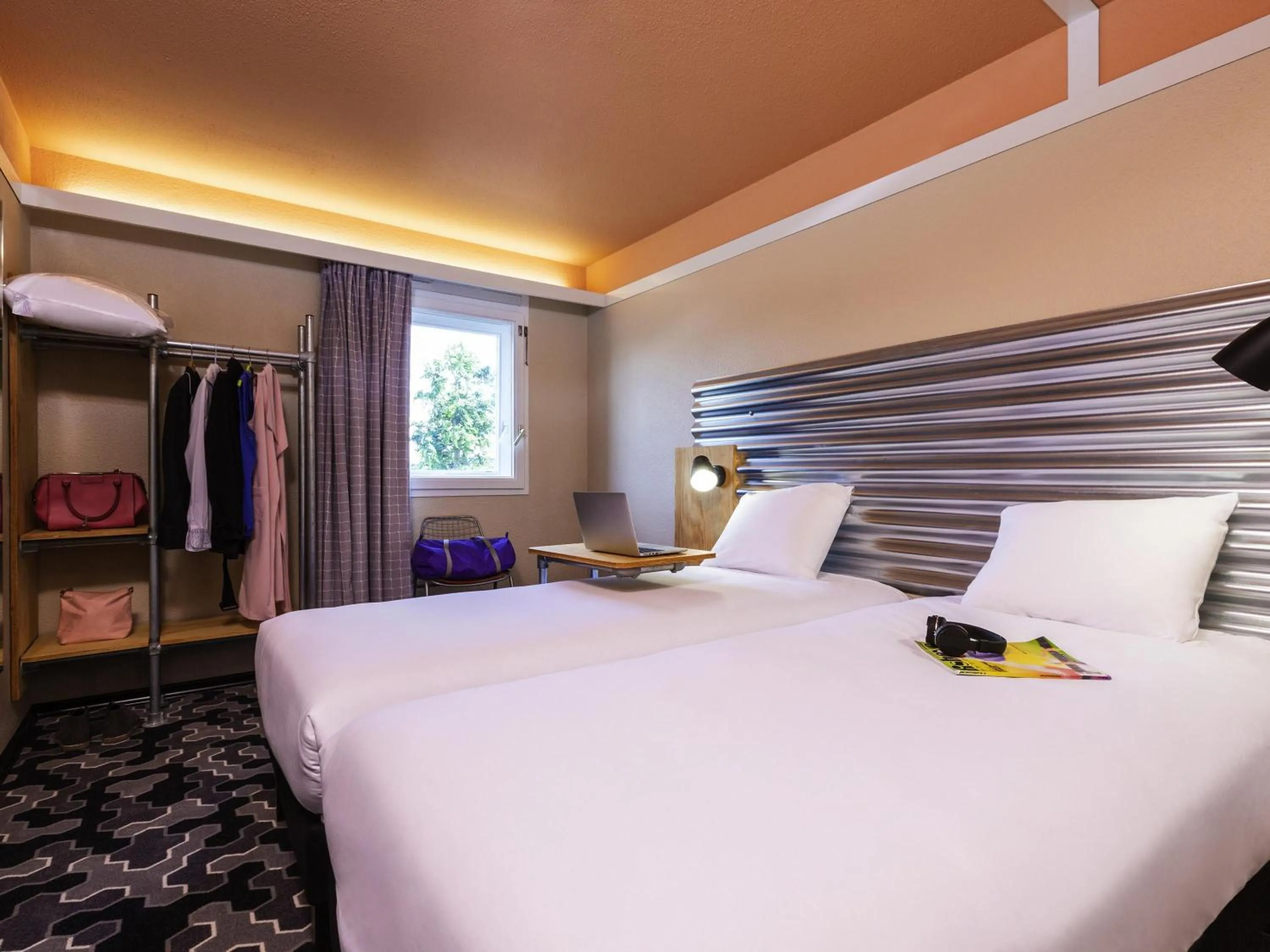 Bedroom, Bed in Ibis Styles Bobigny Centre Préfecture