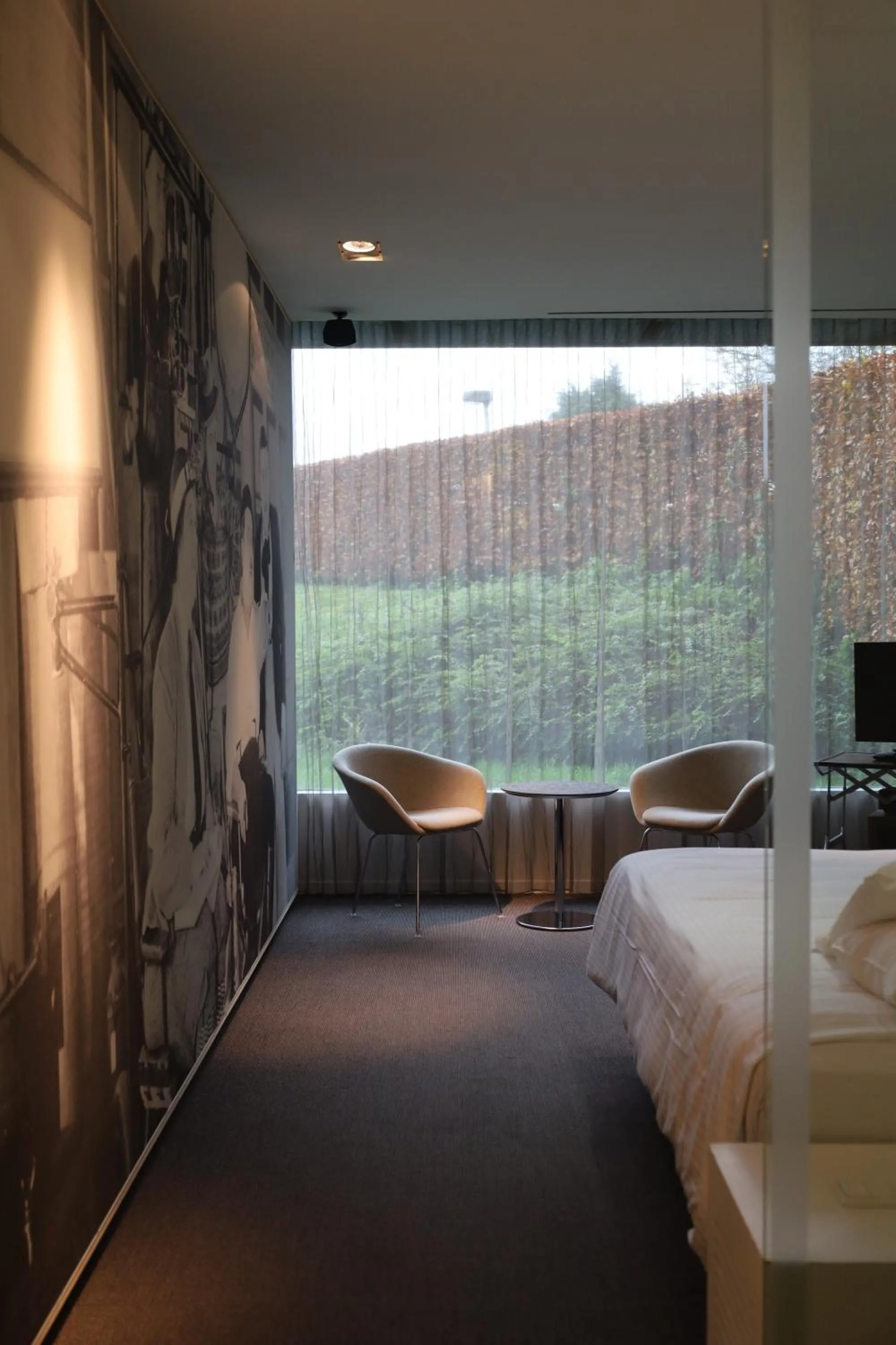 Seating area, Bed in D-Hotel