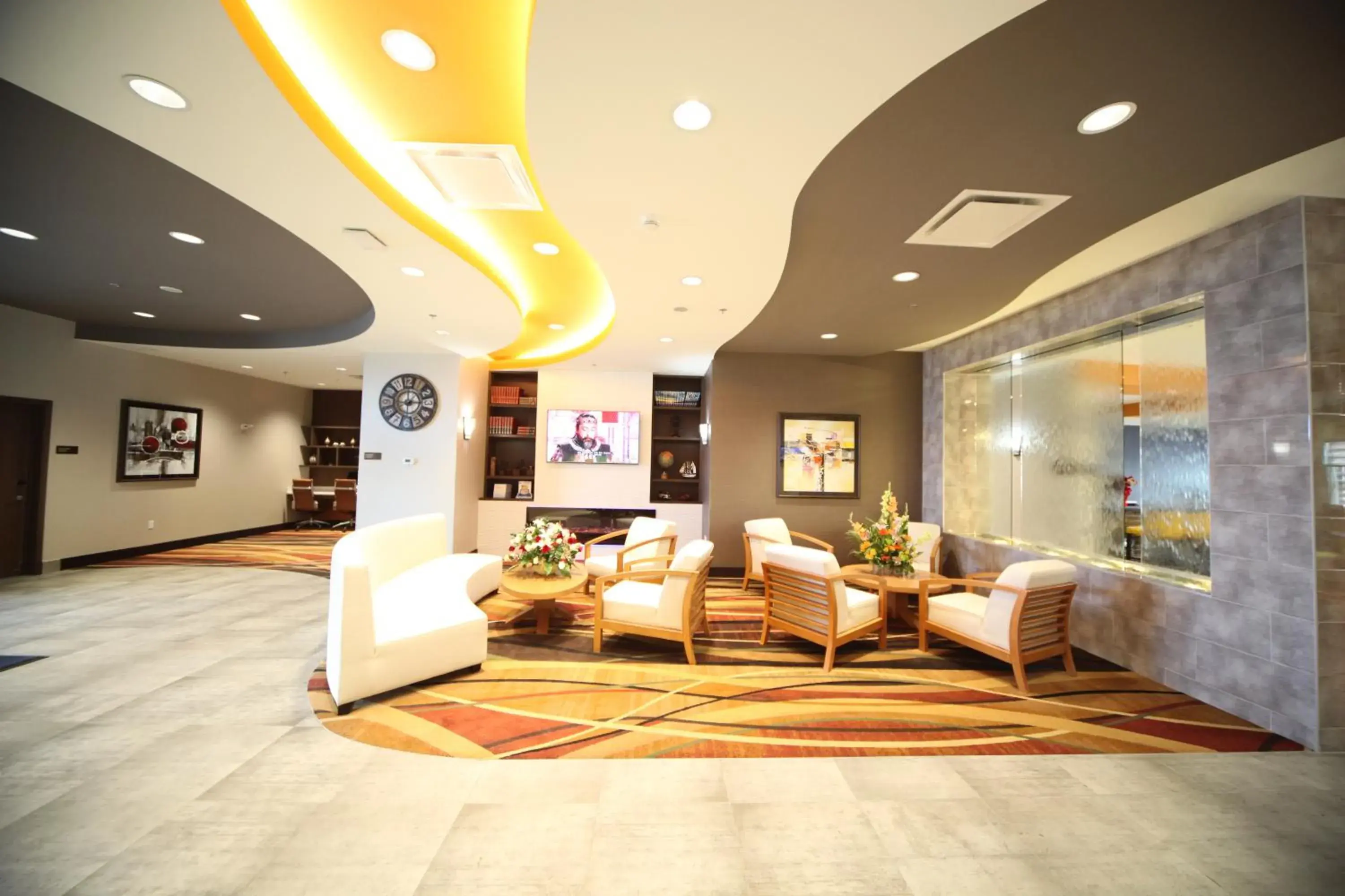 Lobby or reception in Wyndham Garden Edmonton Airport Lobby or reception in Wyndham Garden Edmonton Airport