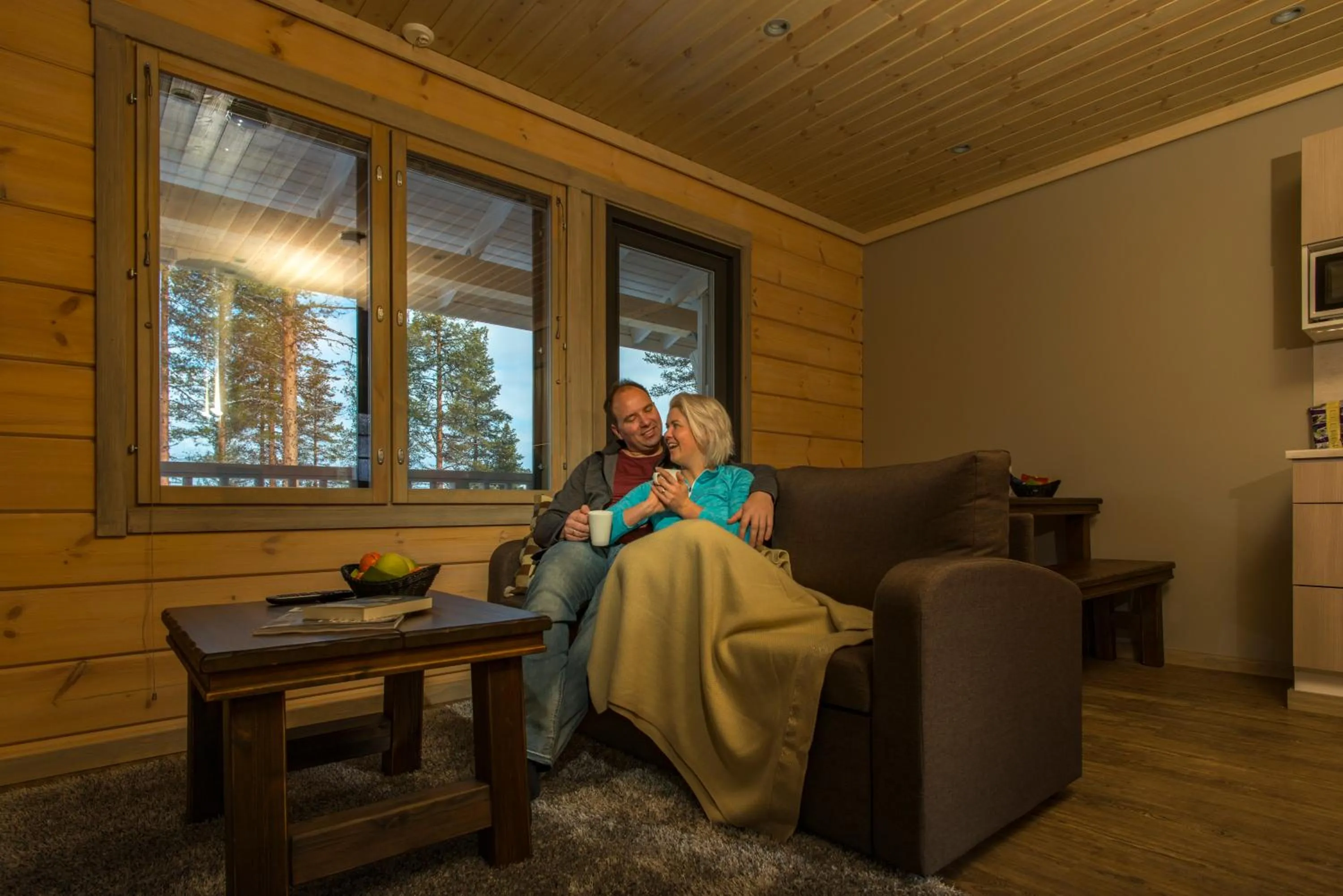 Photo of the whole room in Valkea Arctic Lodge