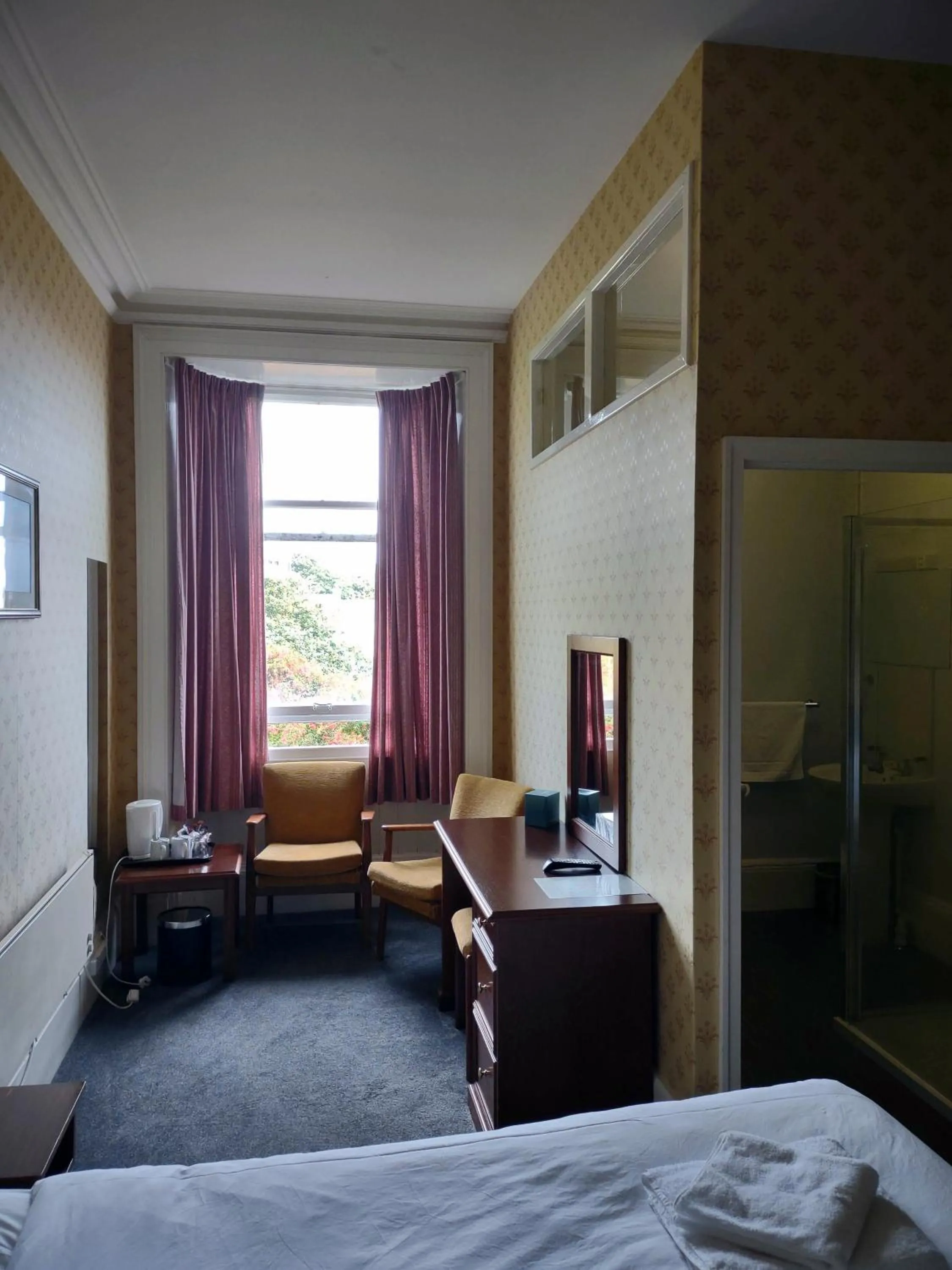 Decorative detail, Bed in The Stromness Hotel
