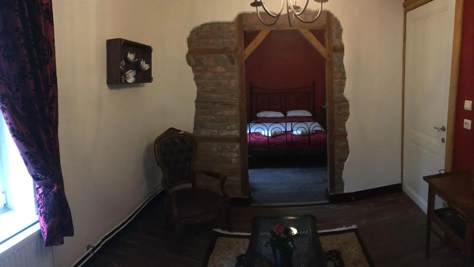 Bed in B&B-Restaurant Porte de la Lienne