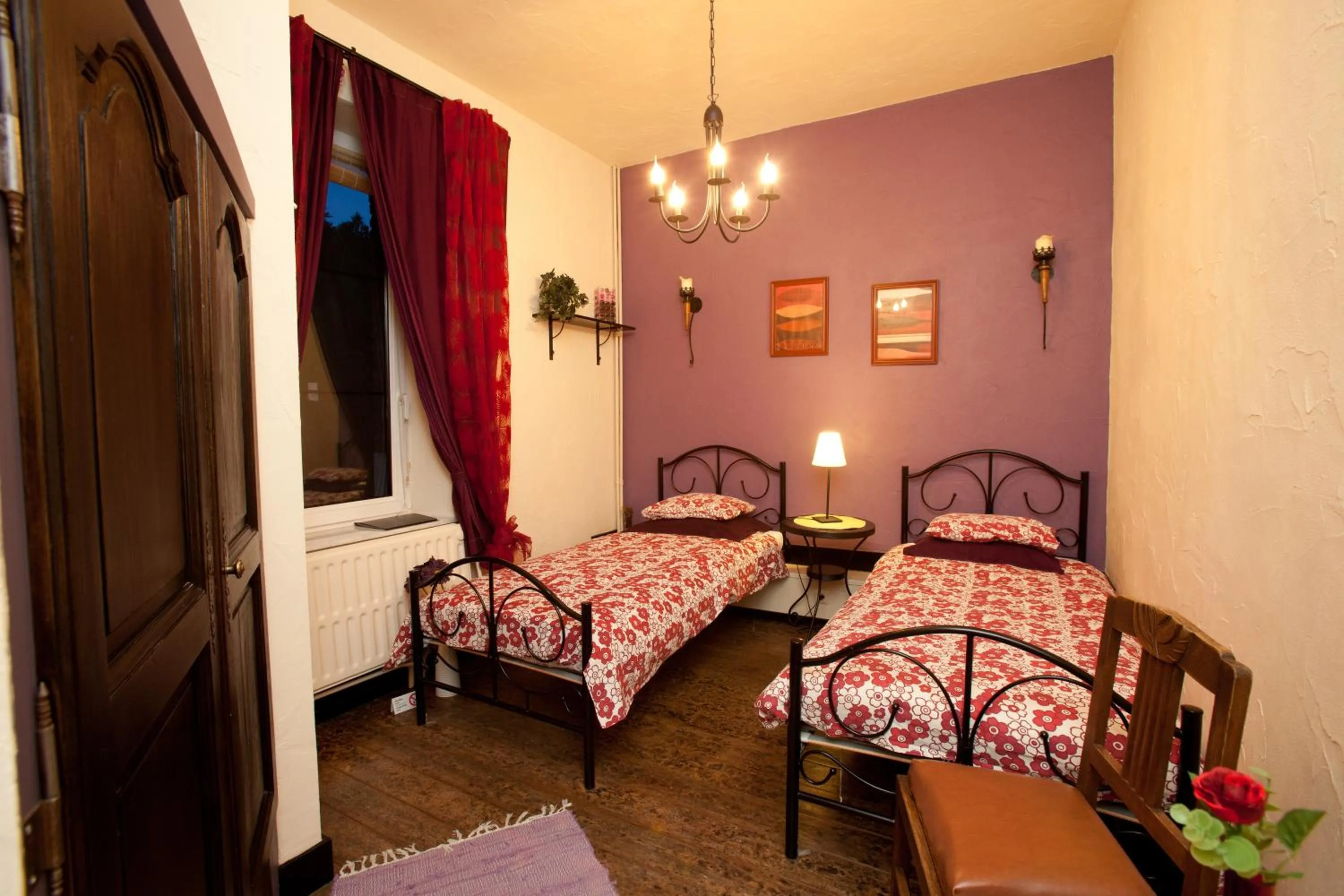 Bed in B&B-Restaurant Porte de la Lienne