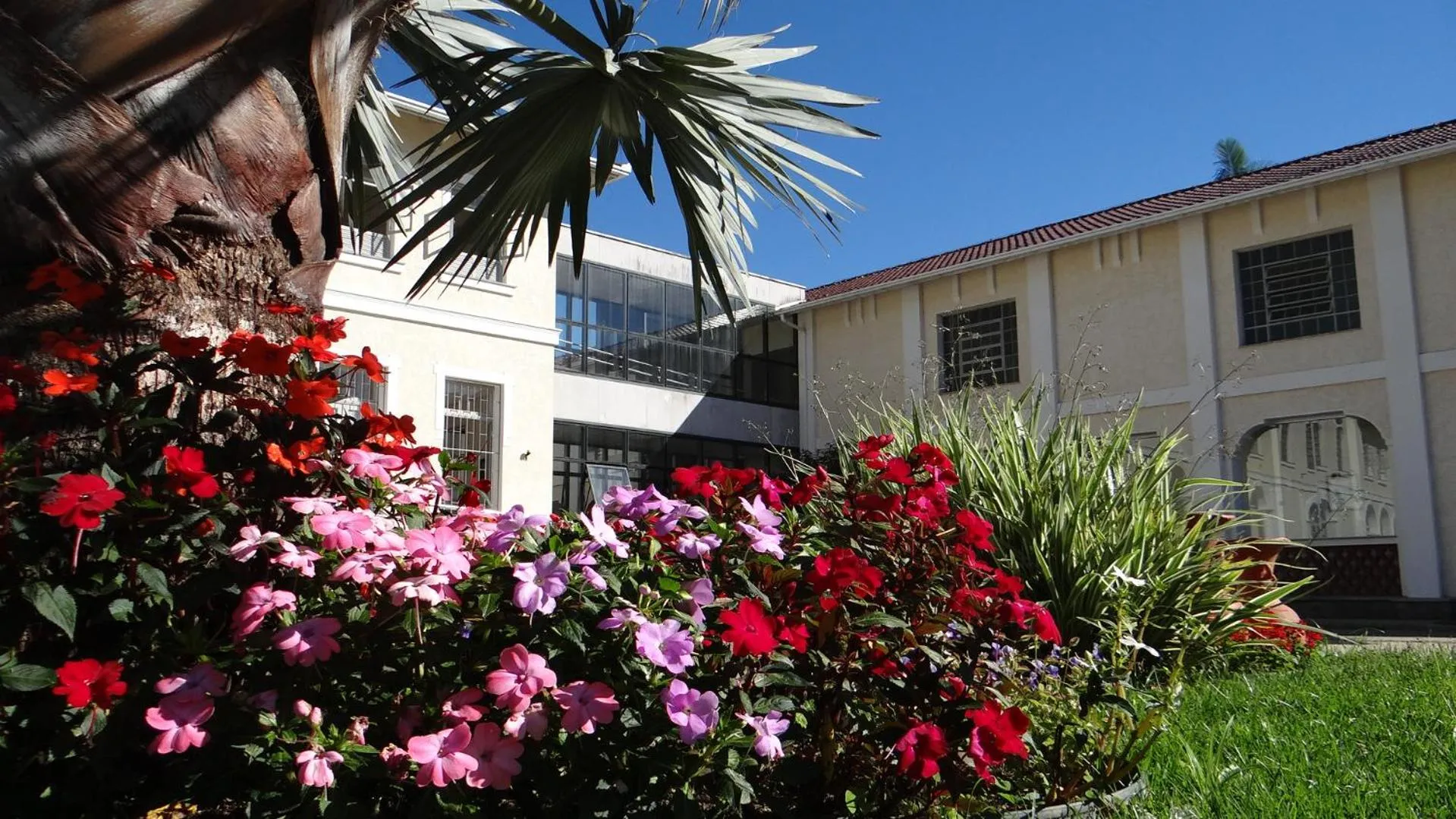 Garden view in CEIC Pousada e Eventos