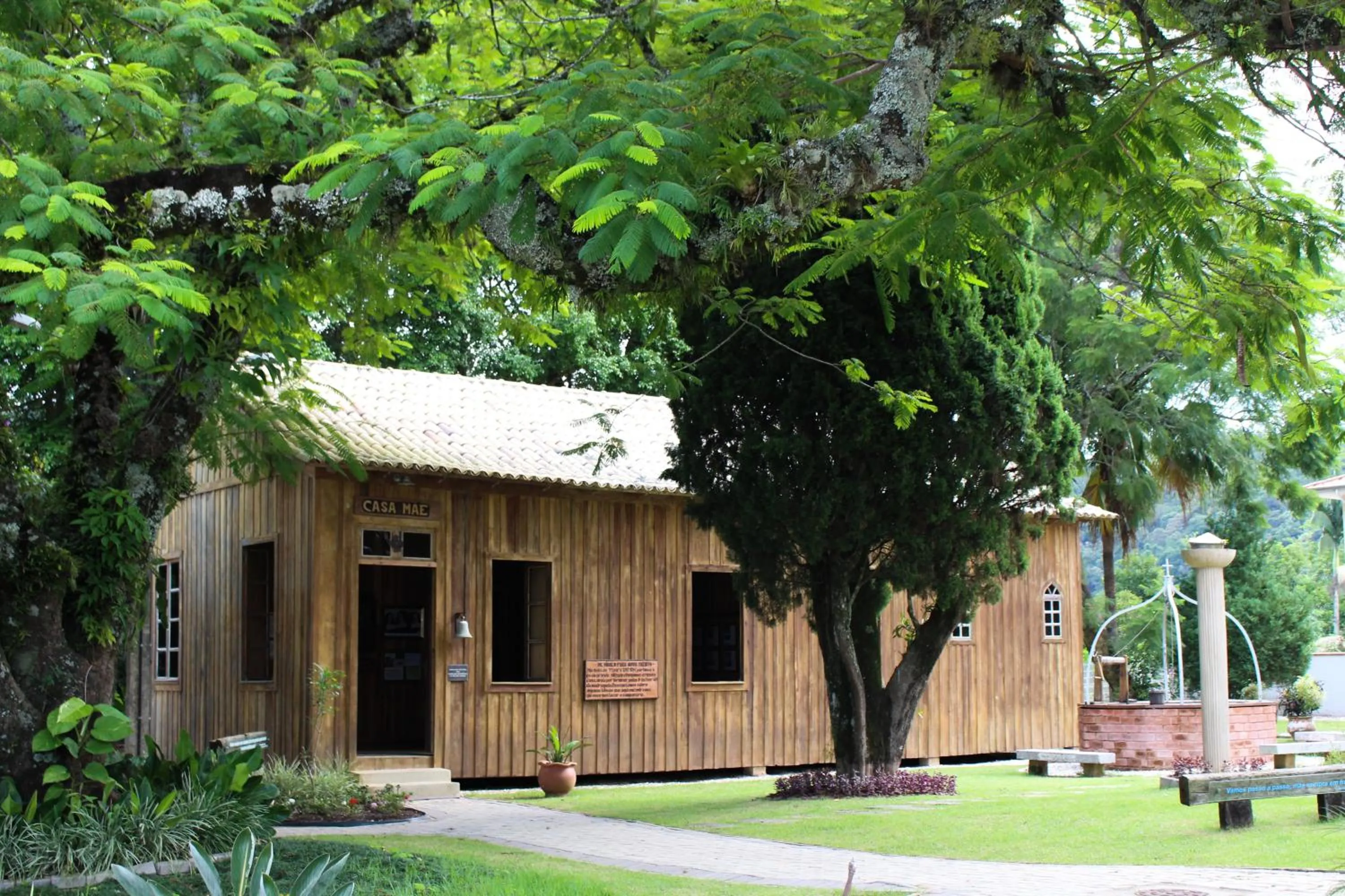 Garden in CEIC Pousada e Eventos