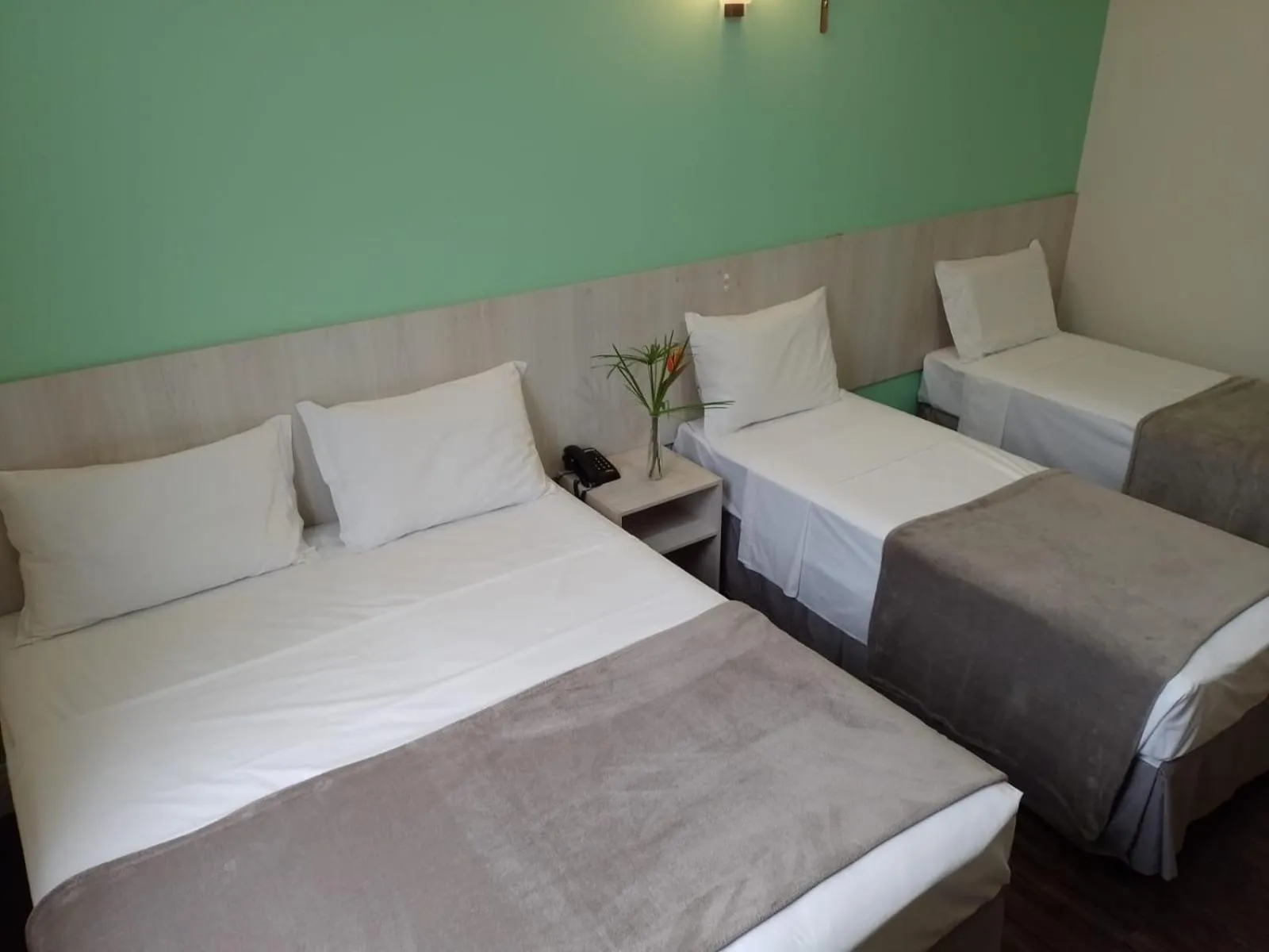 Photo of the whole room, Bed in CEIC Pousada e Eventos