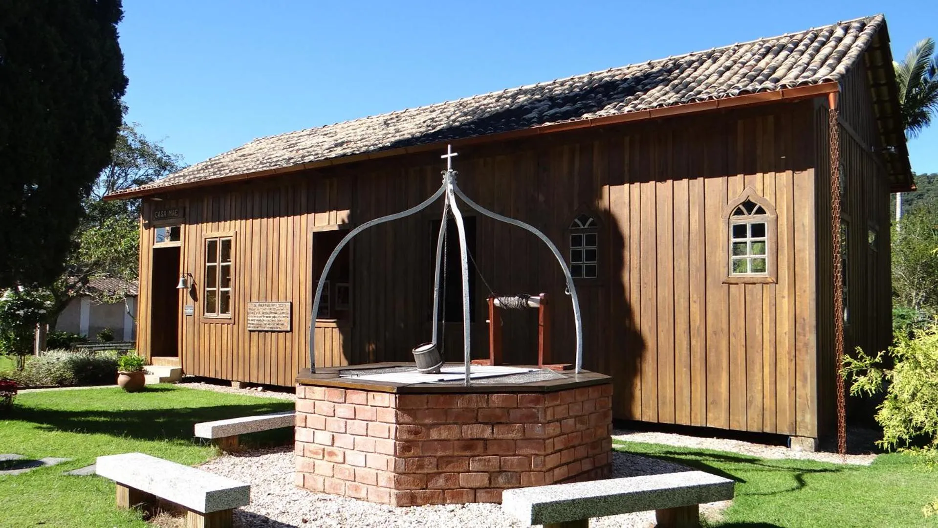 Garden in CEIC Pousada e Eventos