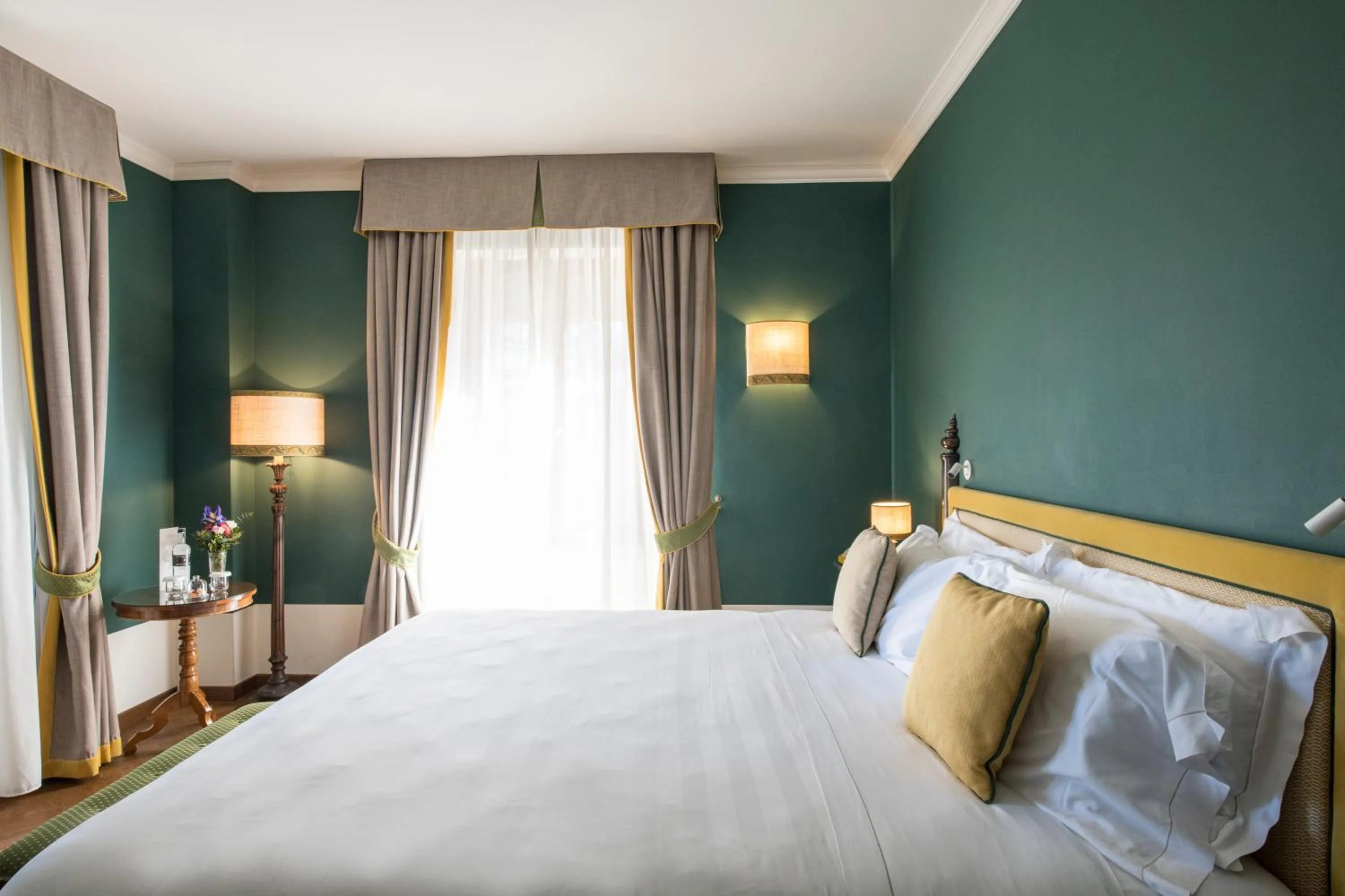 Bed in La Posta Hotel & Thermal Spa