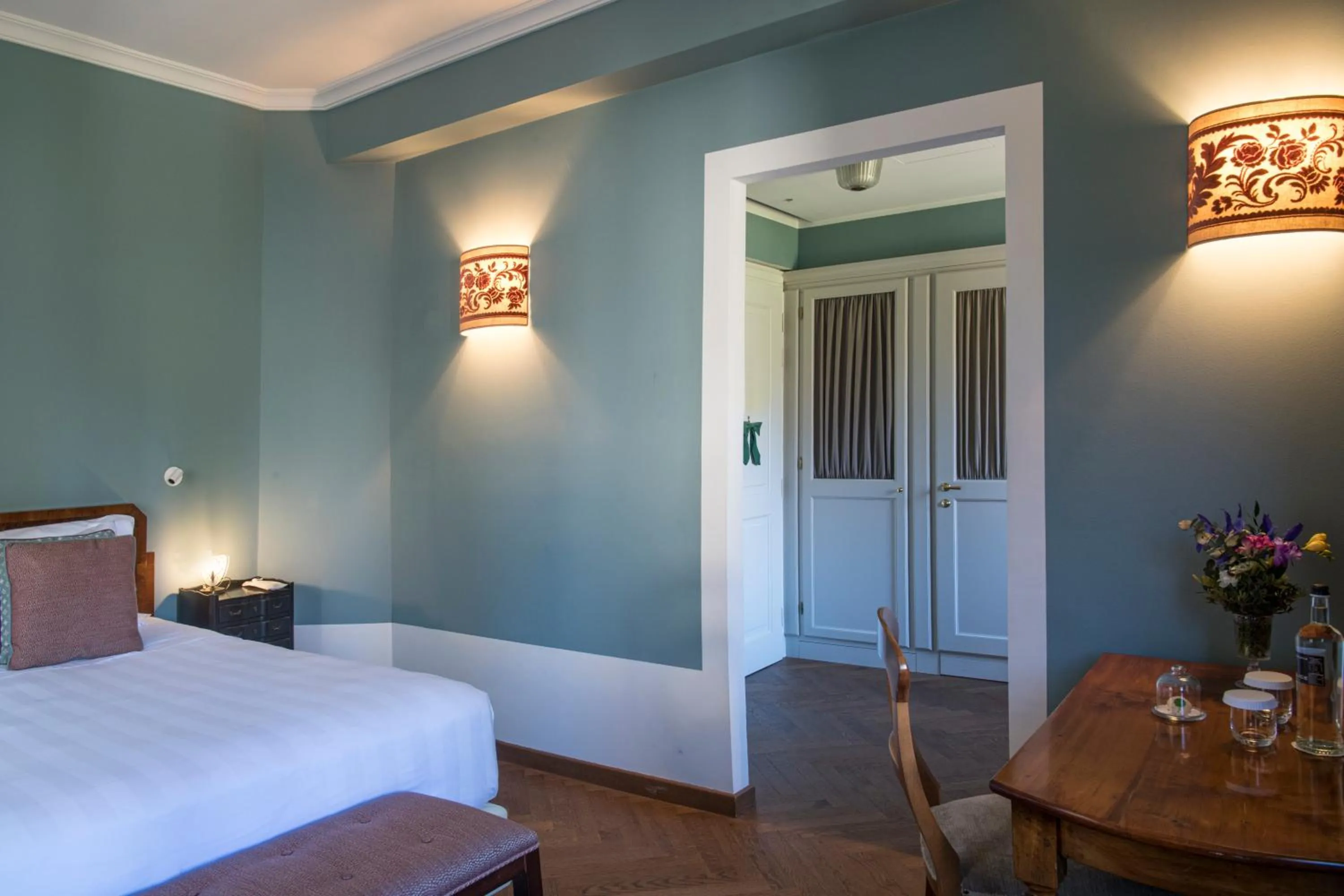 Bed in La Posta Hotel & Thermal Spa