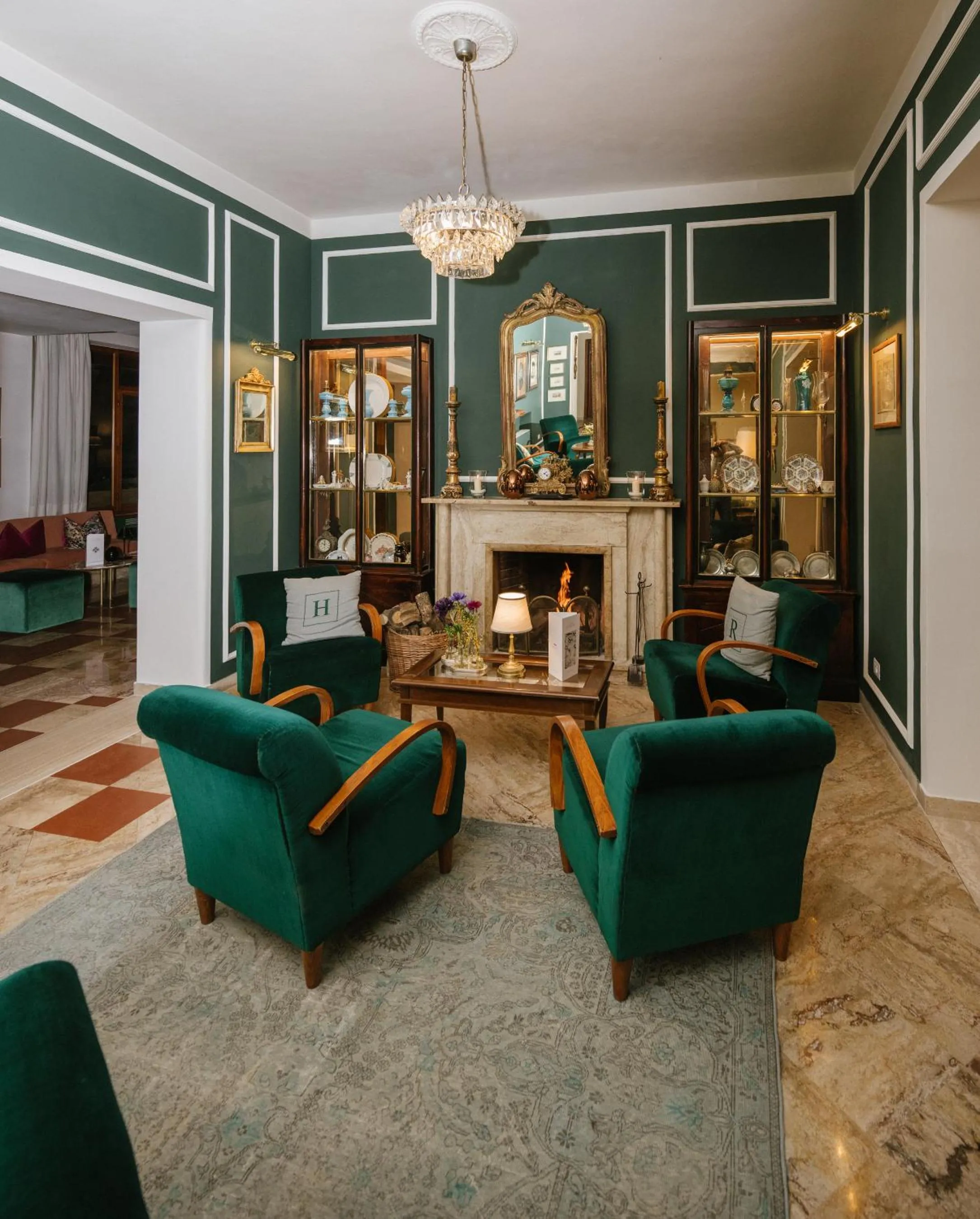 Lobby or reception in La Posta Hotel & Thermal Spa