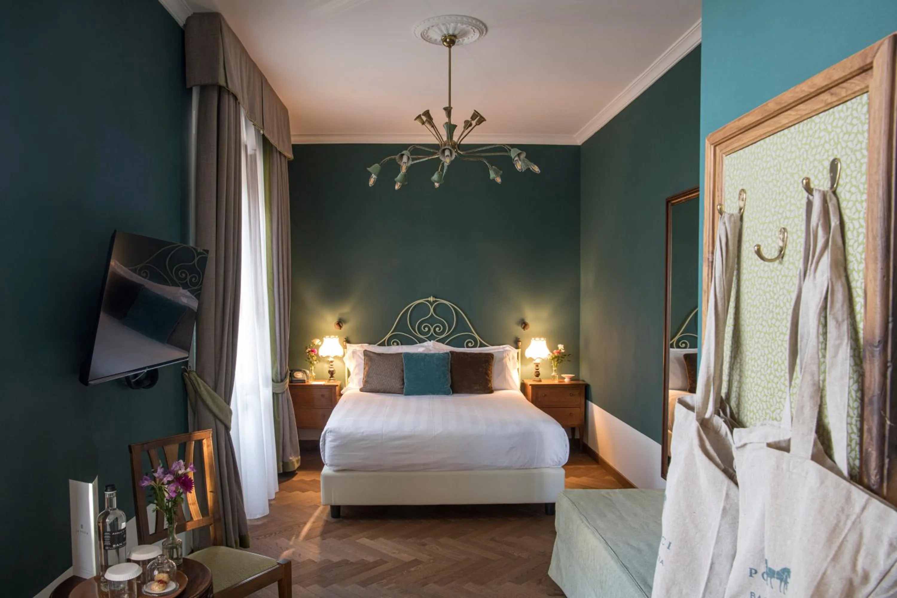 Bed in La Posta Hotel & Thermal Spa