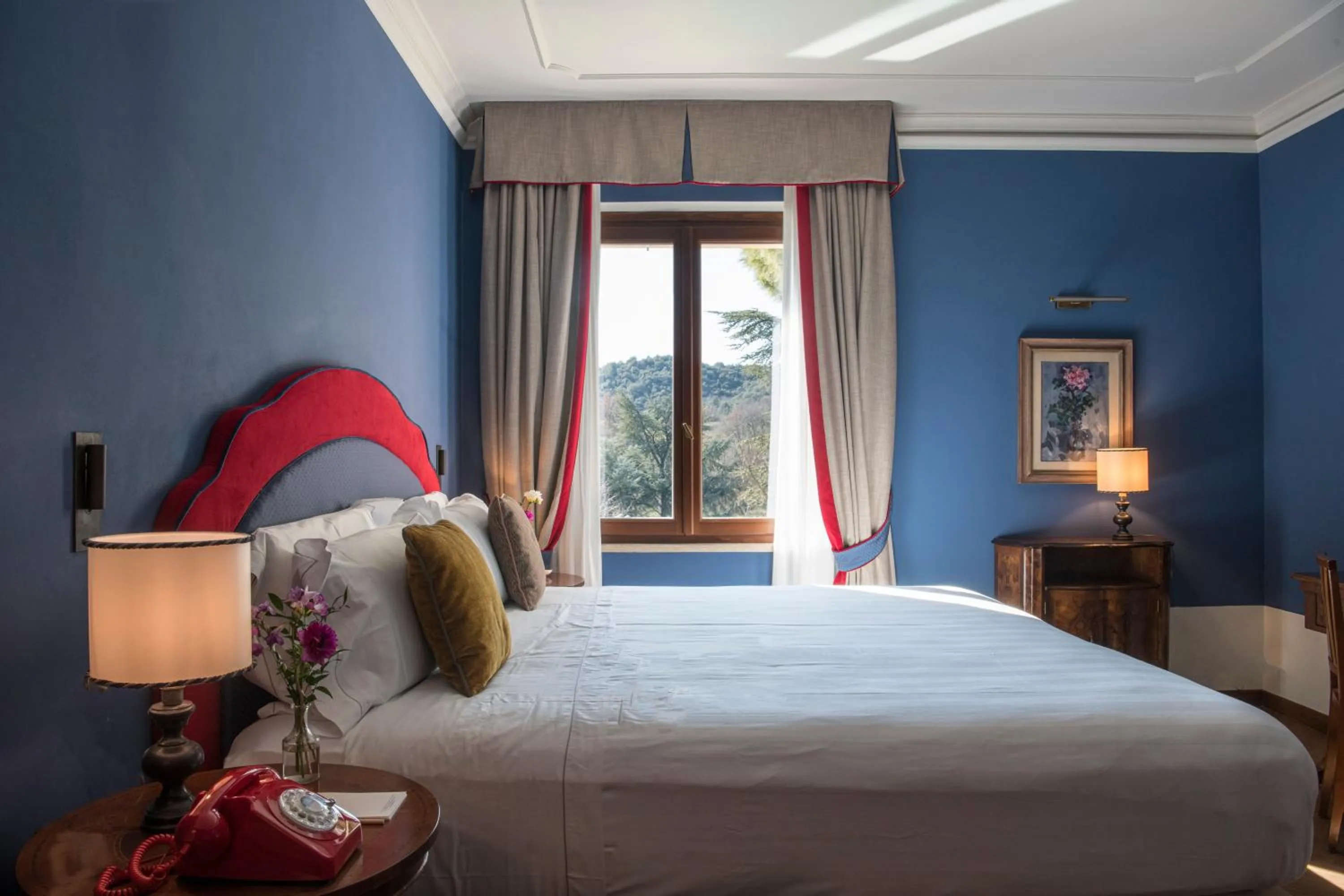 Bed in La Posta Hotel & Thermal Spa