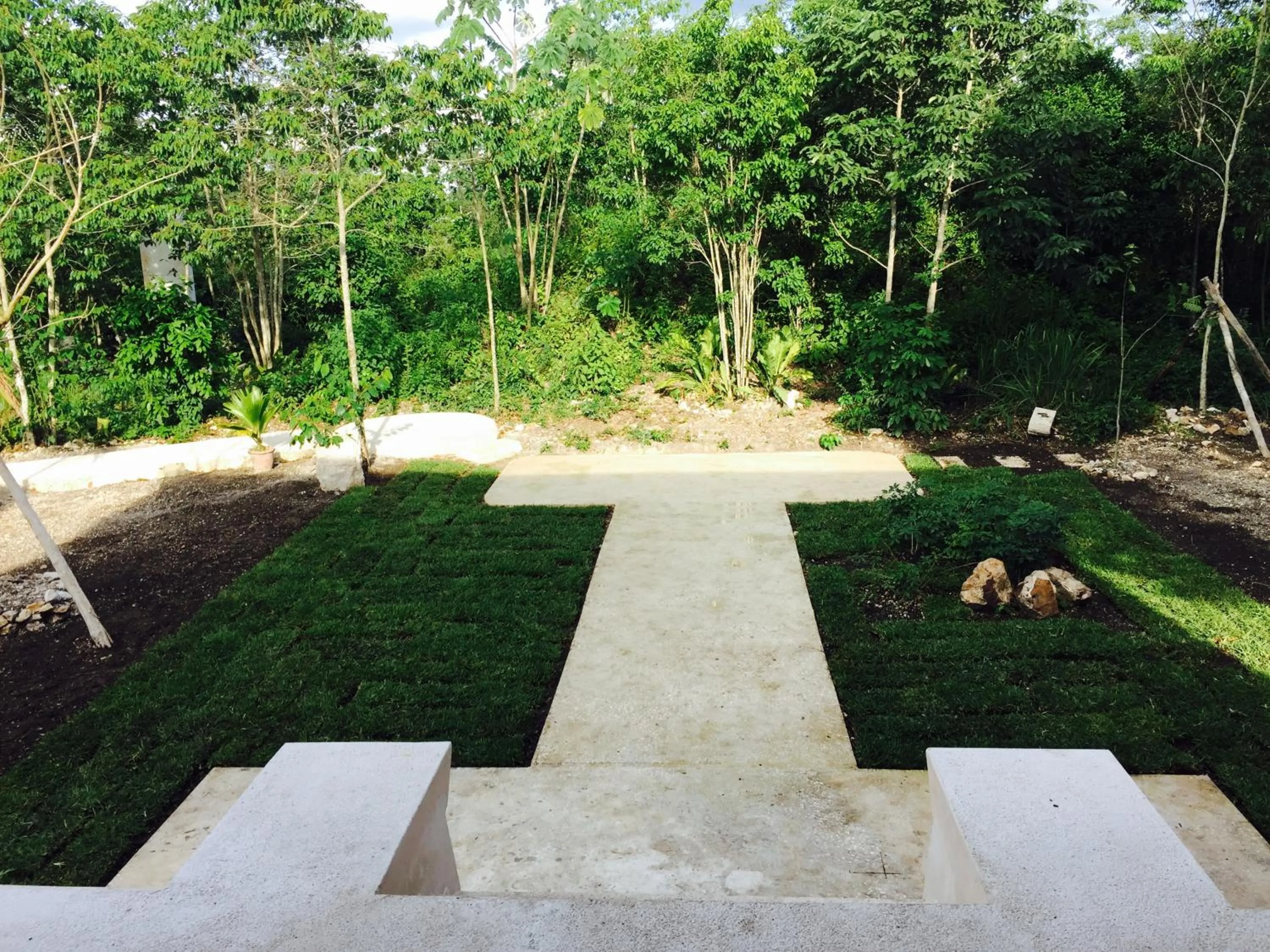 Garden in Hotel Casa Maya Calakmul