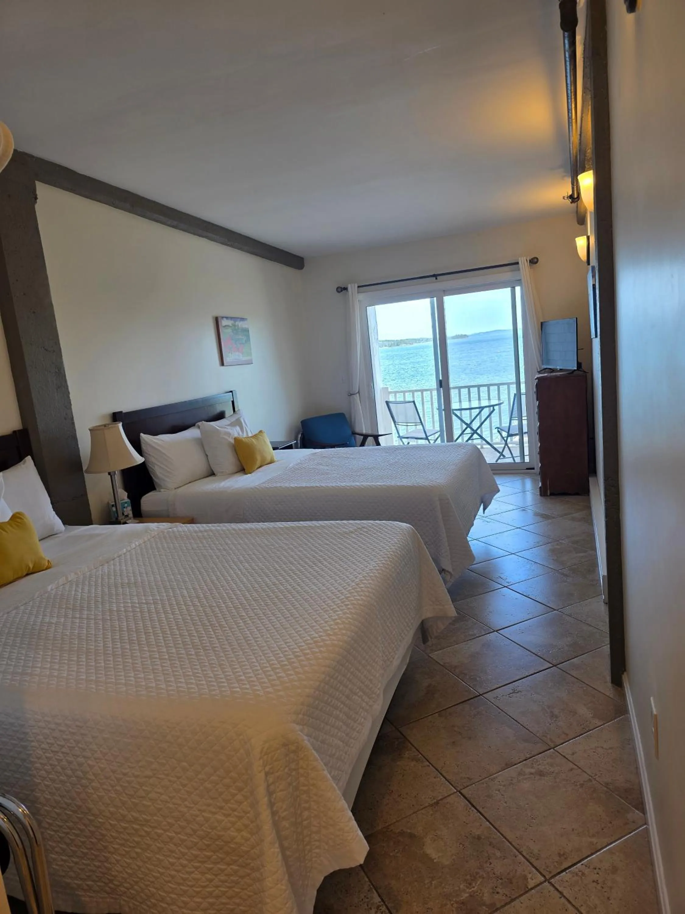 Bed in The Inn on the Wharf