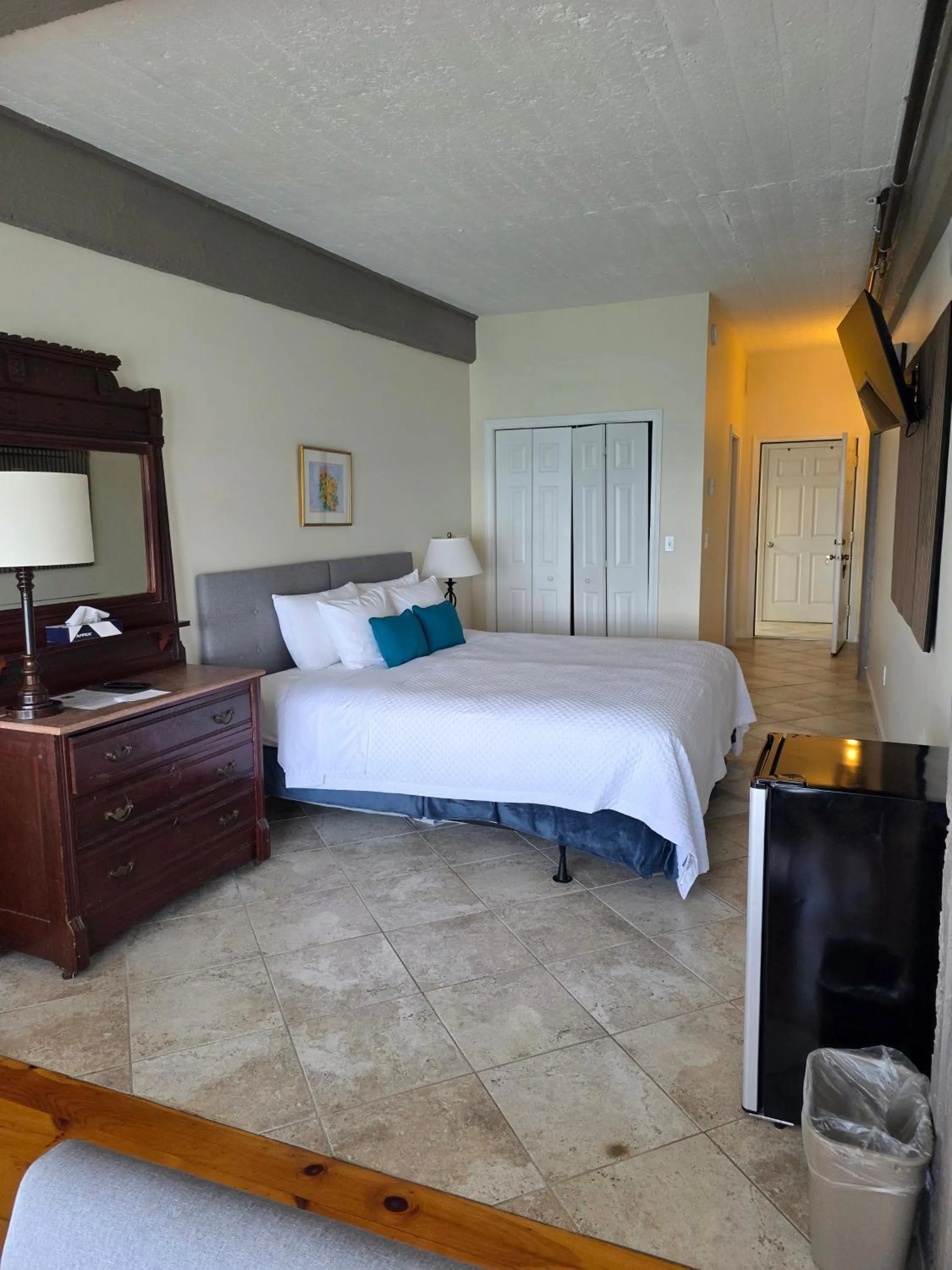 Bed in The Inn on the Wharf