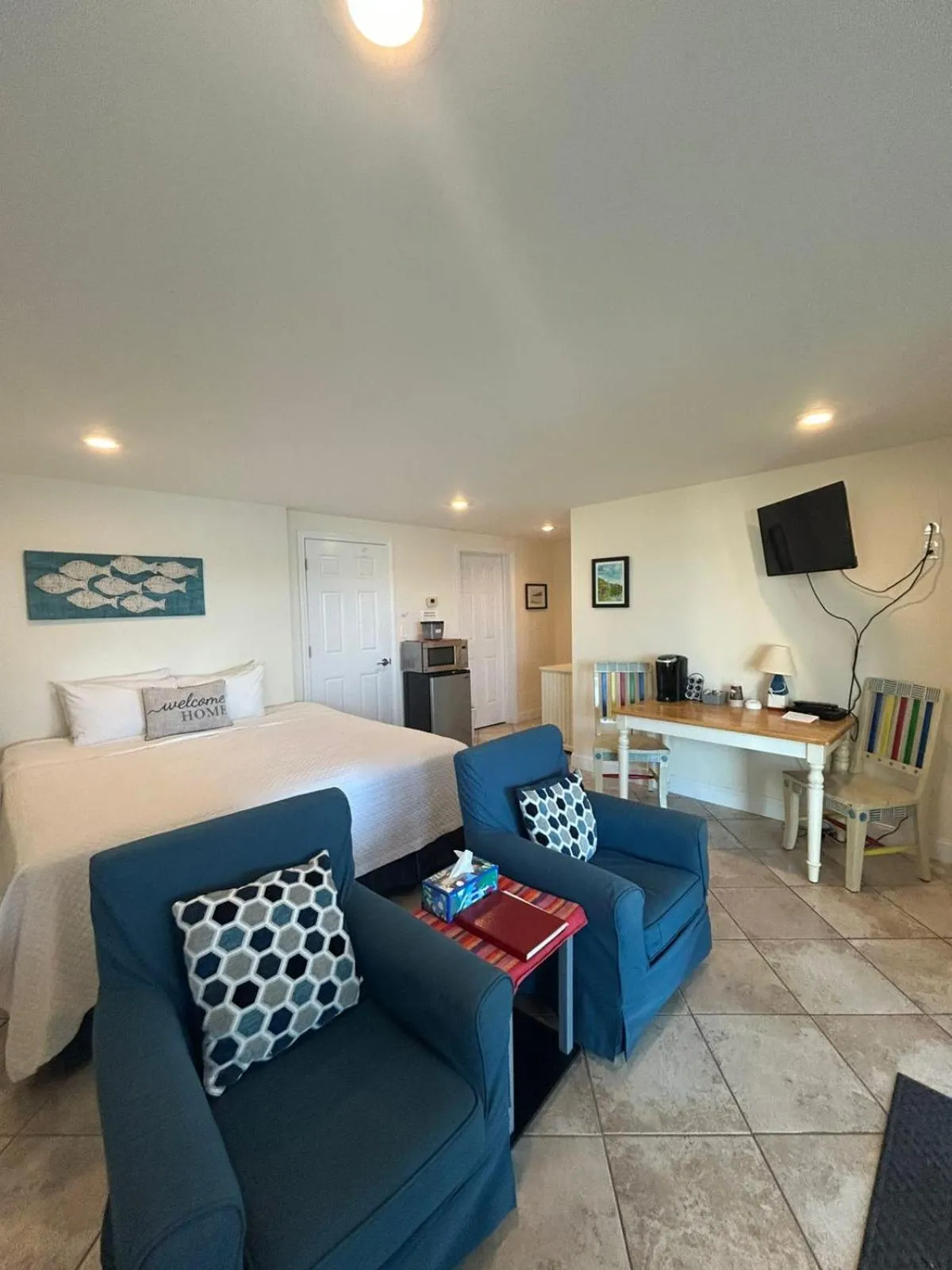 Seating area in The Inn on the Wharf