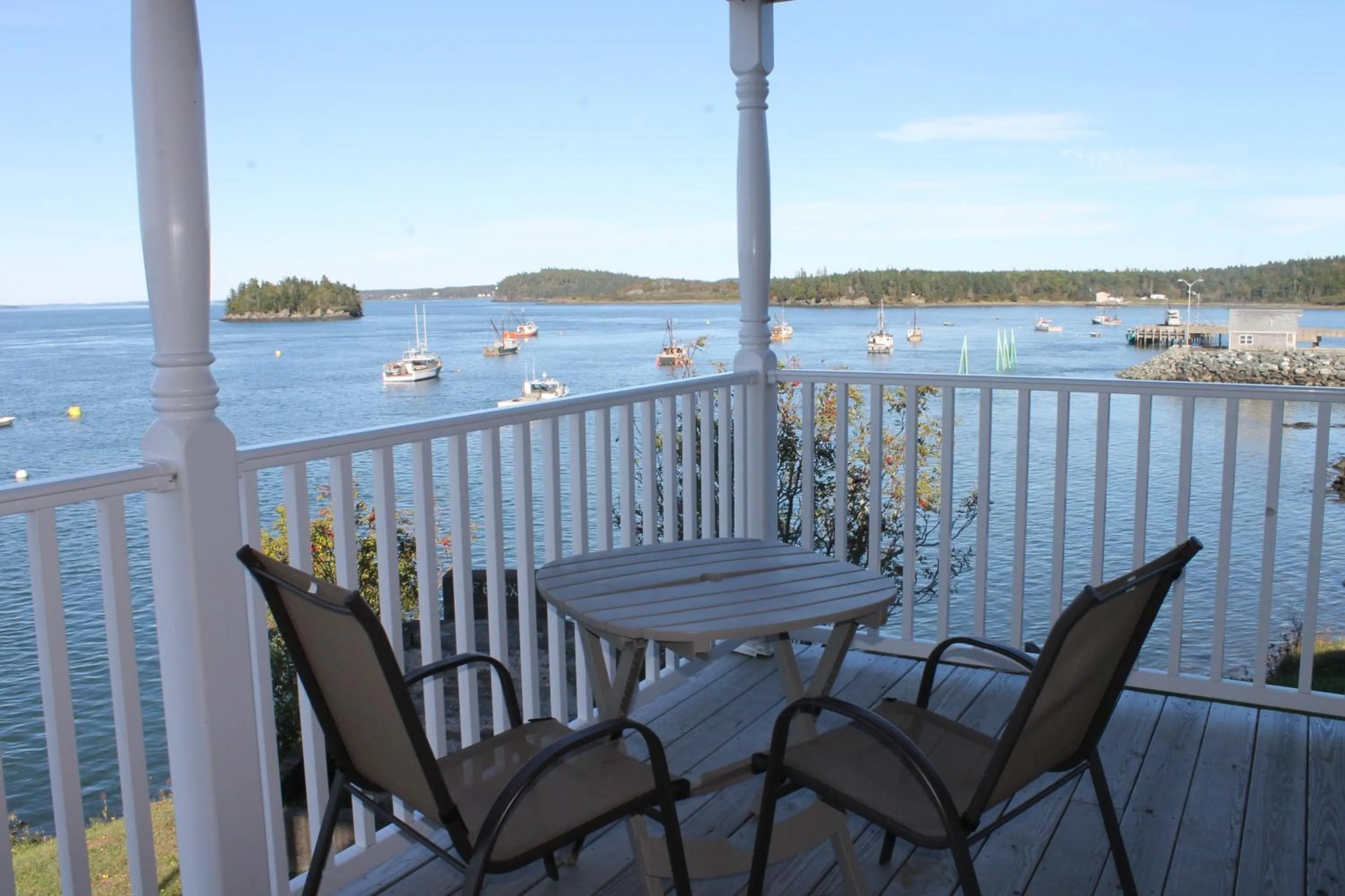 Balcony/Terrace in The Inn on the Wharf