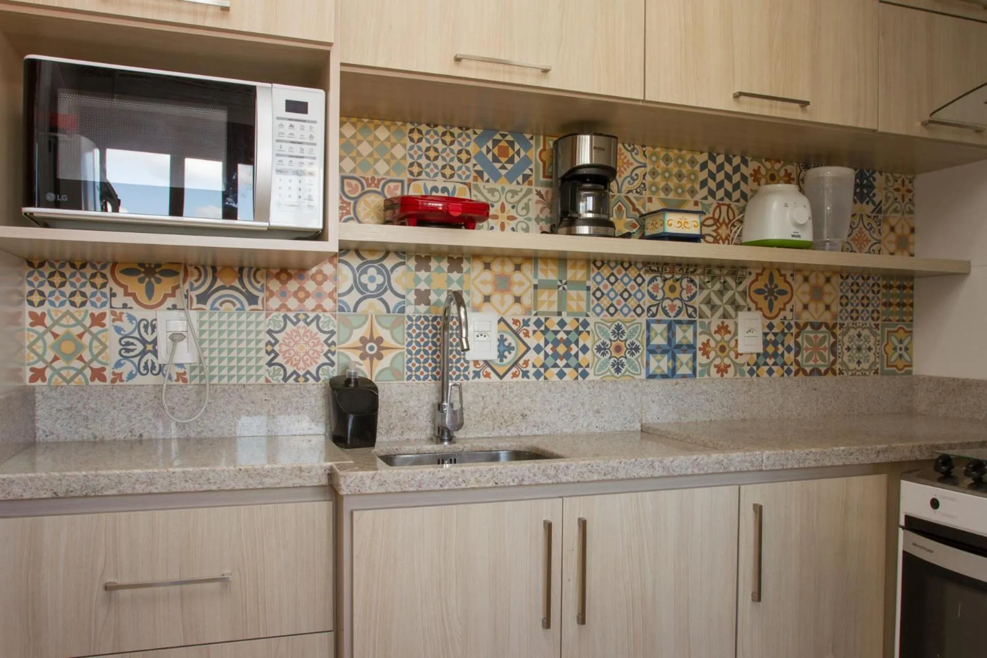 Kitchen or kitchenette in Ótima Localização e Vista da Cidade