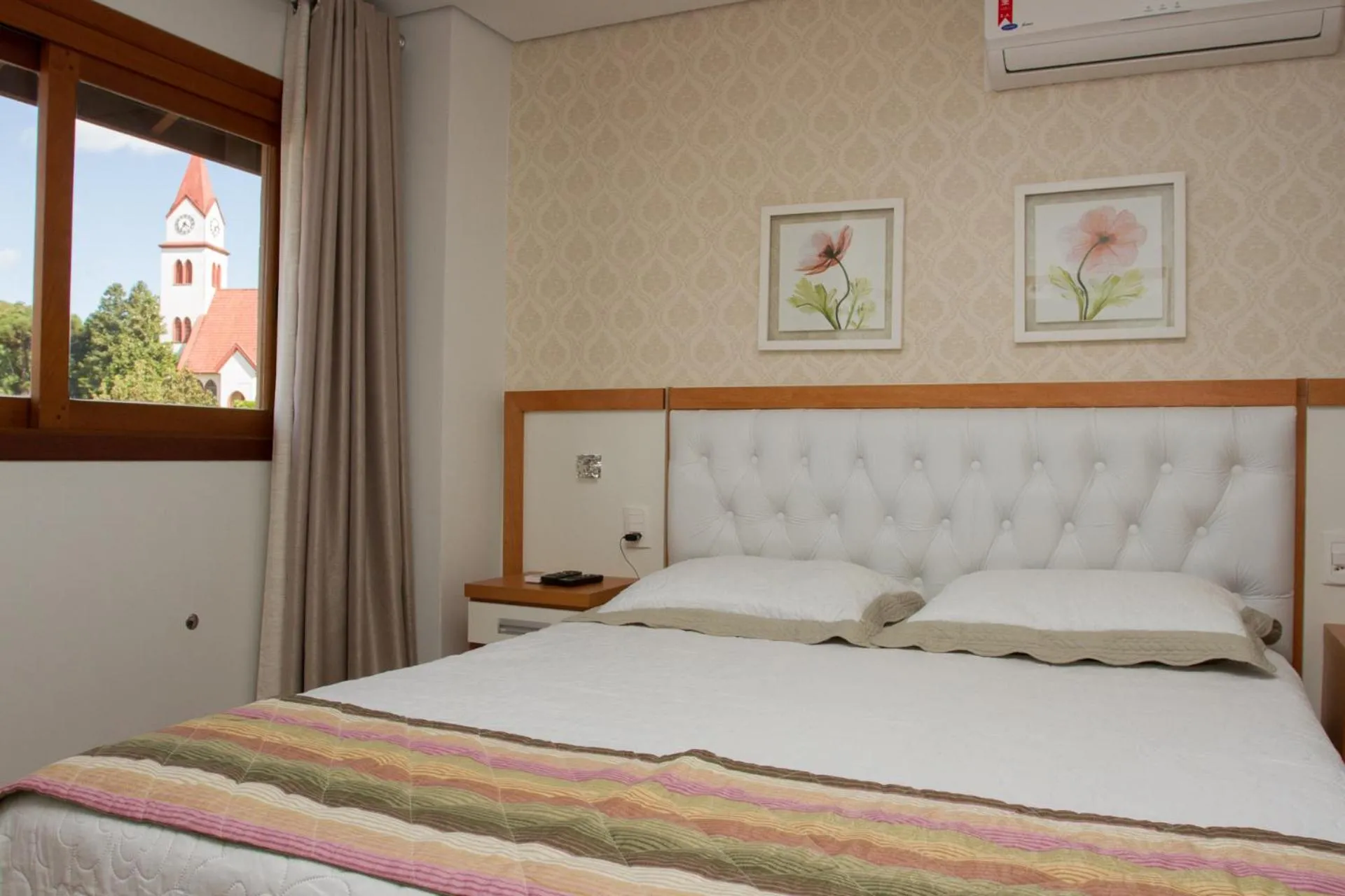Bedroom, Bed in Ótima Localização e Vista da Cidade