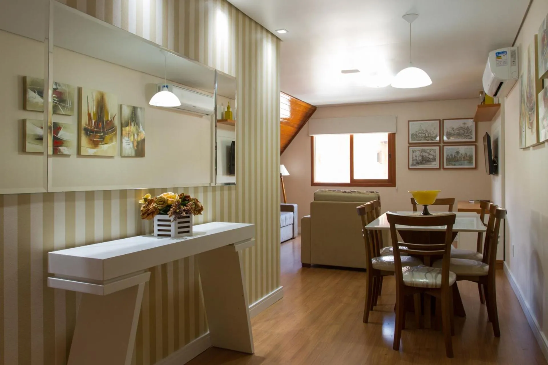 Living room in Ótima Localização e Vista da Cidade