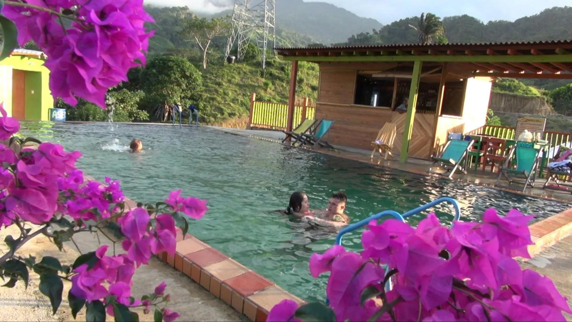 Swimming pool in Cabañas Ecoturisticas Y Club Gaira Tayrona