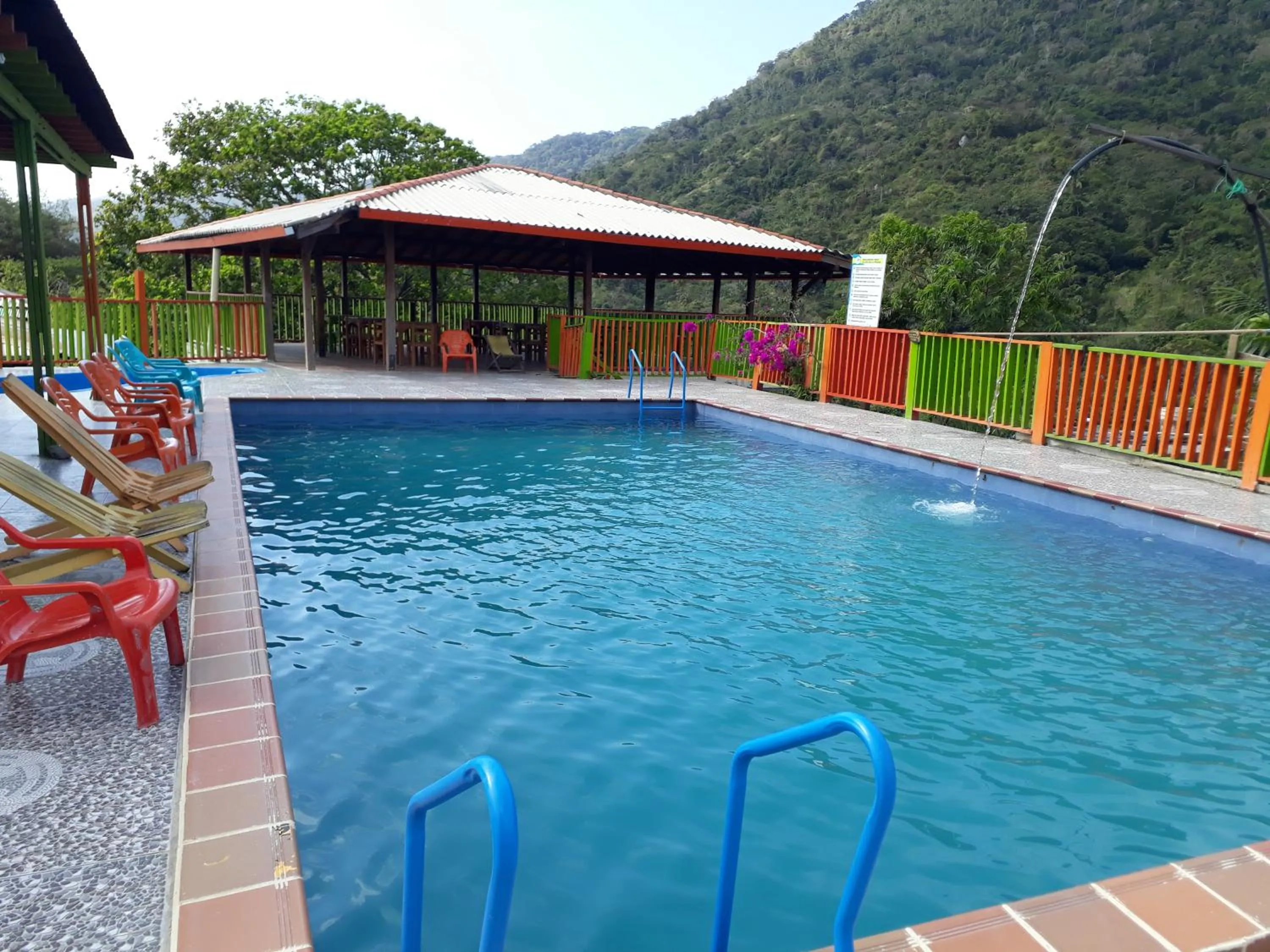 Swimming pool in Cabañas Ecoturisticas Y Club Gaira Tayrona