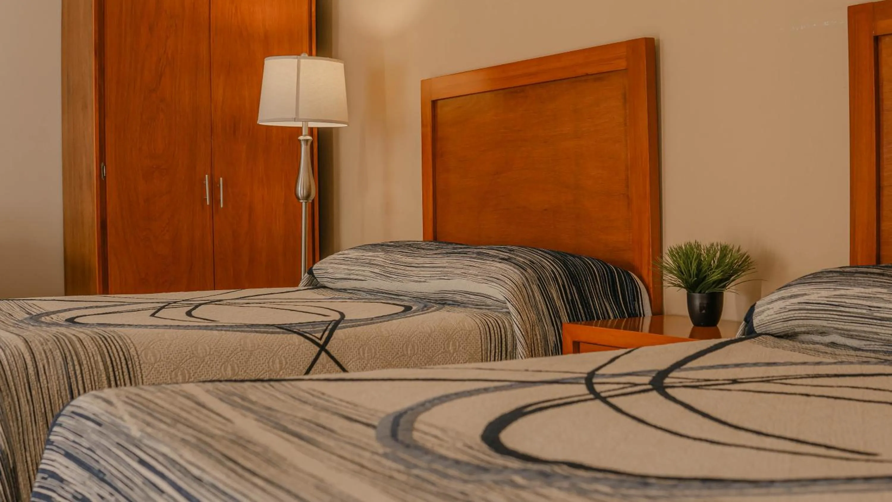 Bed in Hotel Marllou