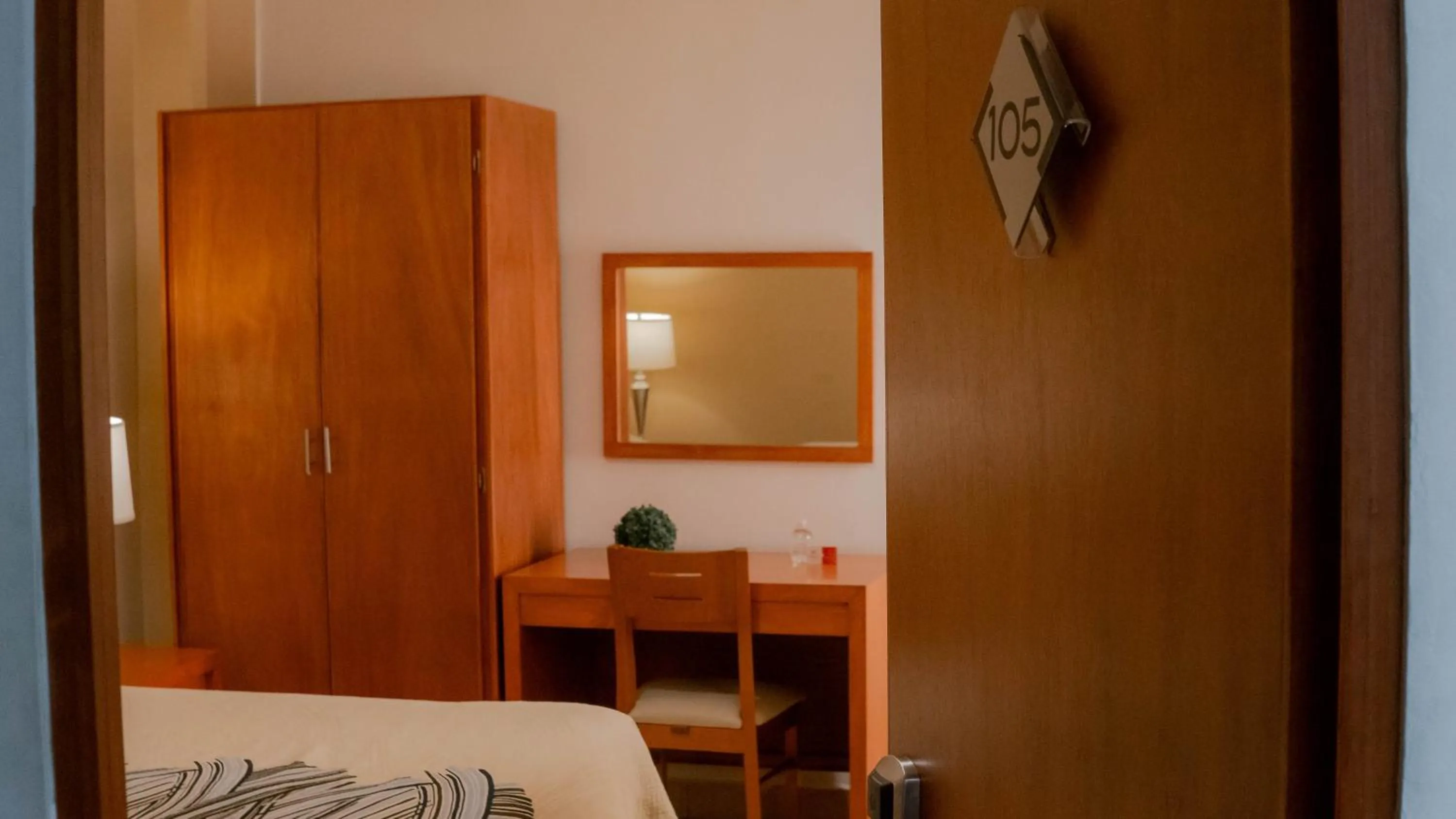 Bed in Hotel Marllou