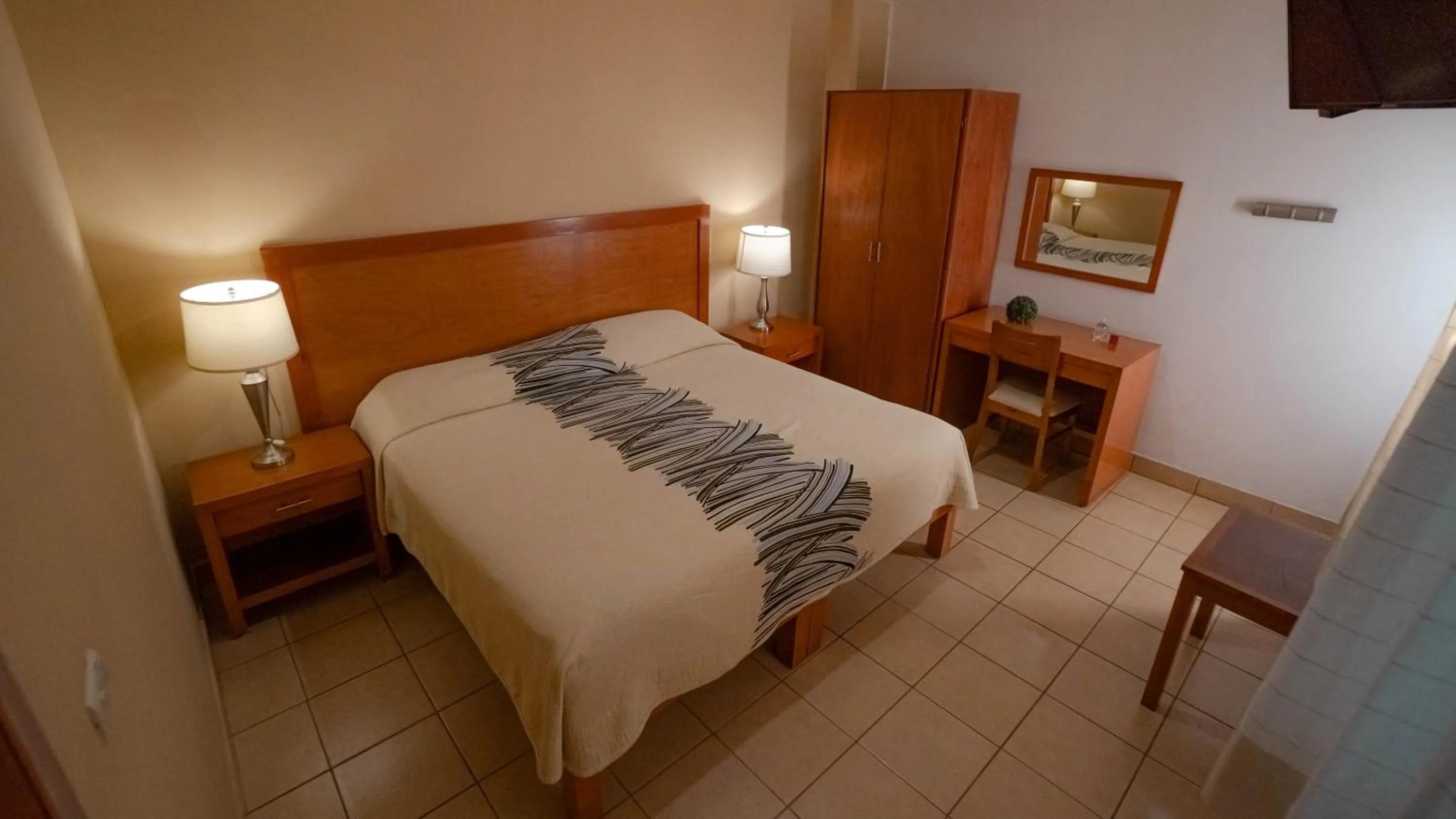 Bed in Hotel Marllou