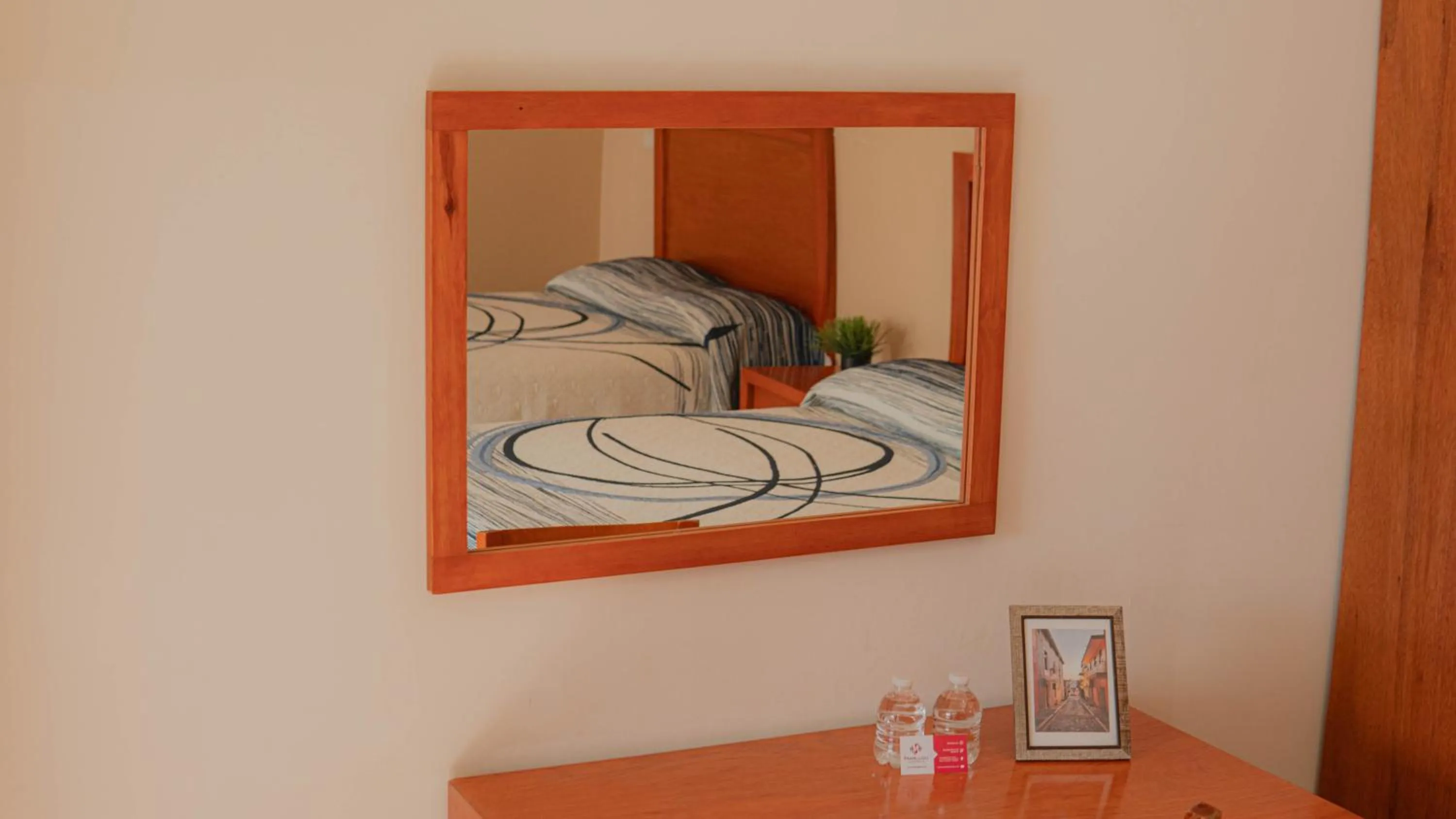 Bed in Hotel Marllou