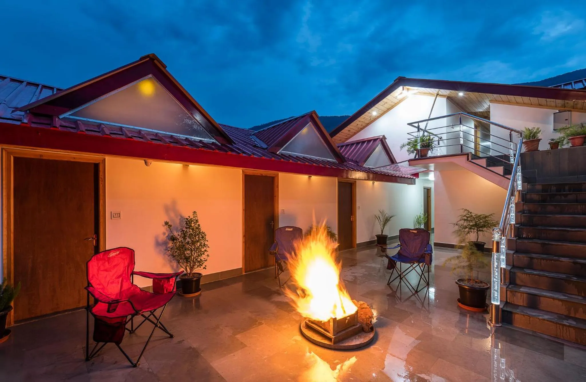 Balcony/Terrace in Hotel Kullu Valley