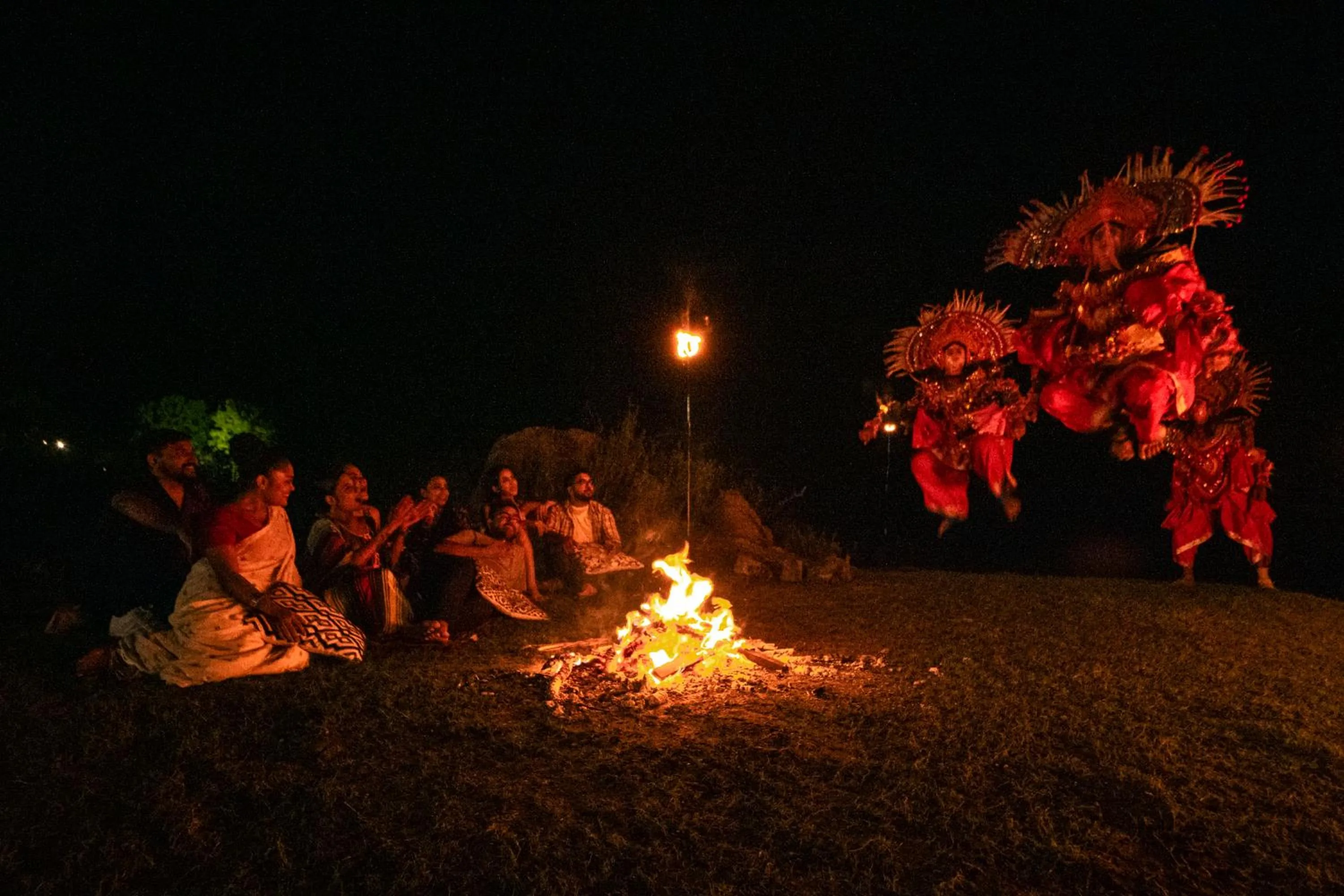 group of guests in Eco Adventure Resorts Khhairabera