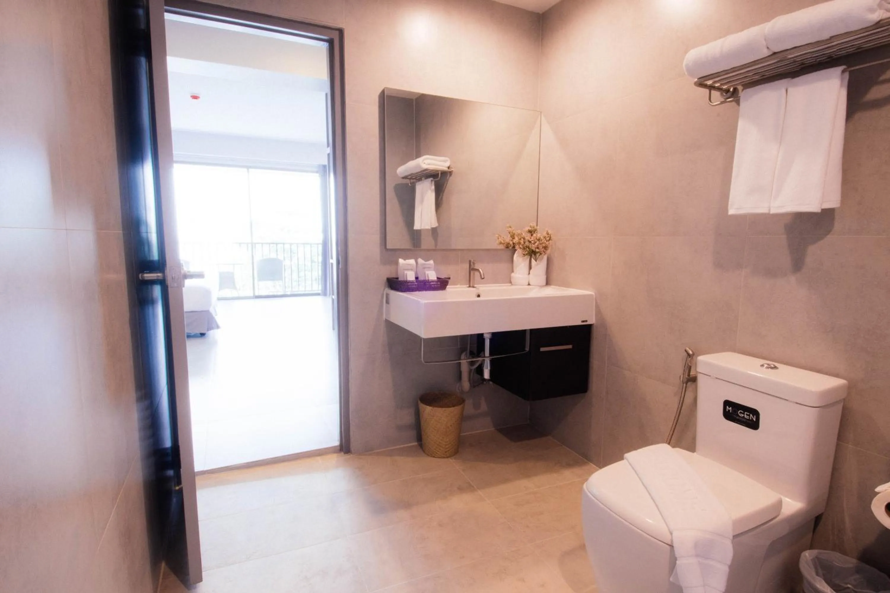 Bathroom in The Pat Hotel