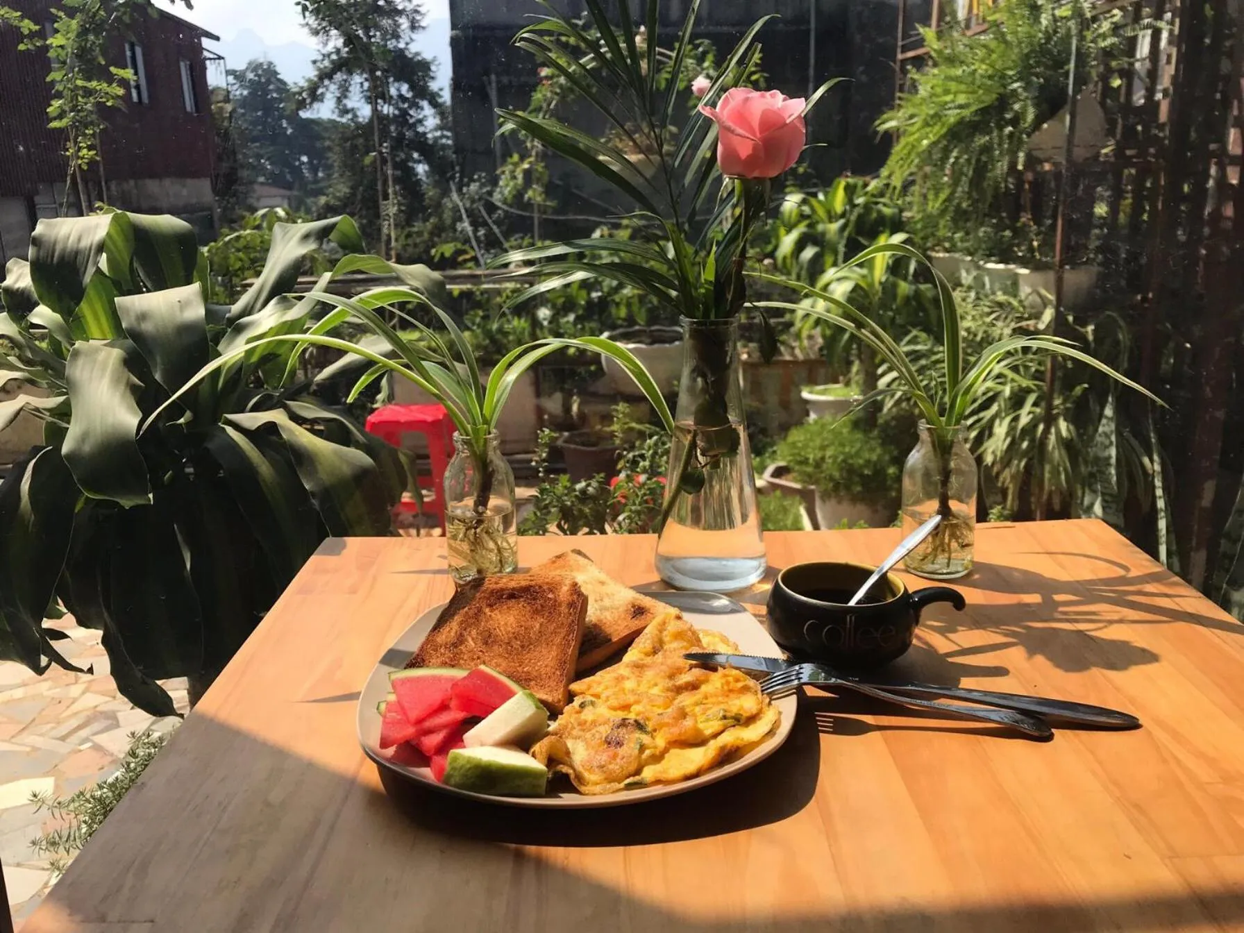 Breakfast in Sapa Aroma Hotel