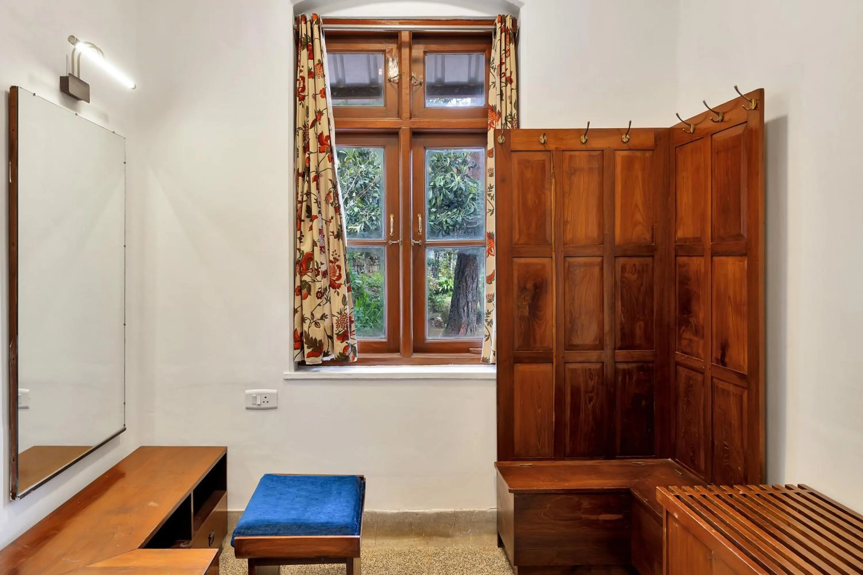 Bed in SaffronStays Milton Abbott Estate - 2BR colonial-era bungalow with garden, golf course views & bonfire nights near Ooty Golf Club